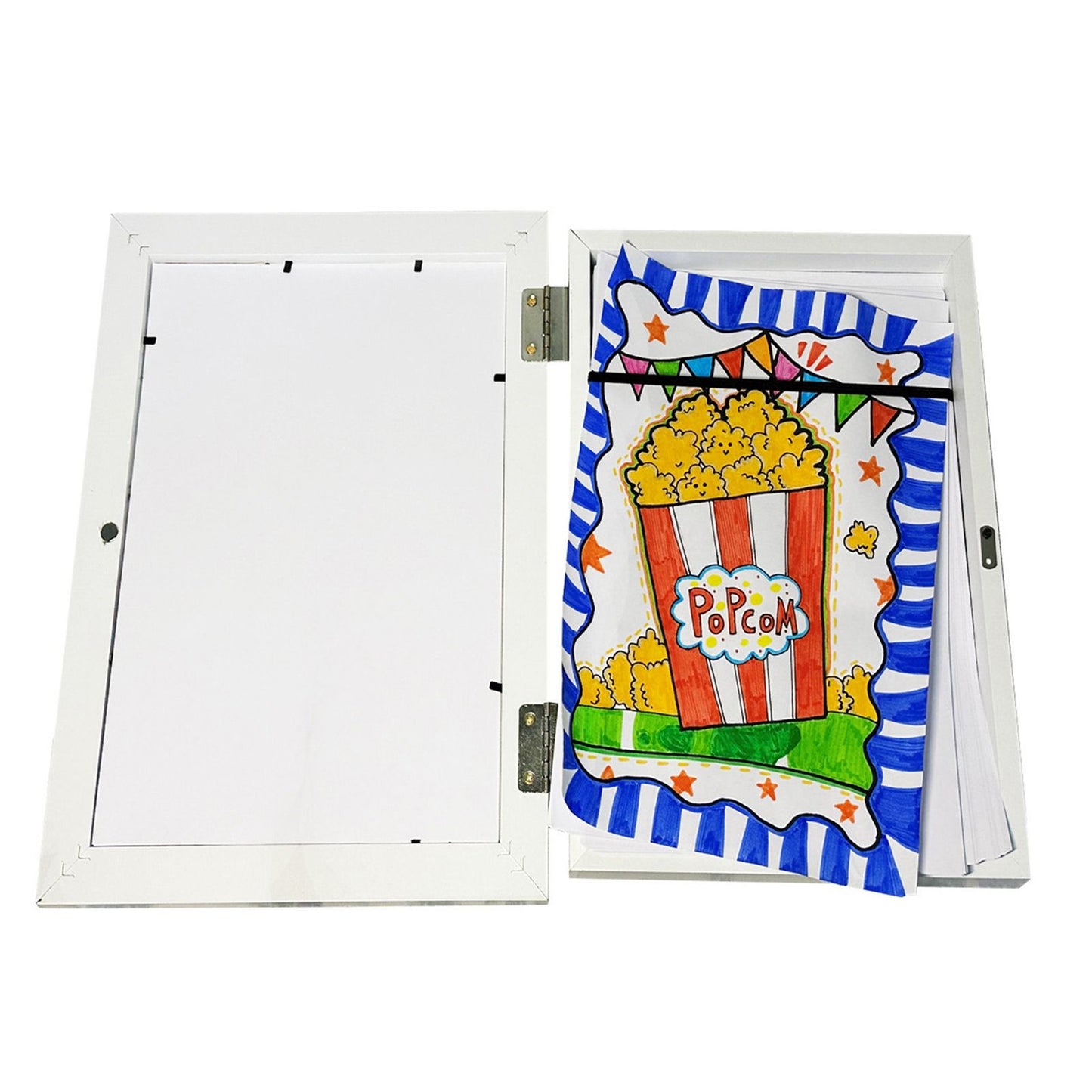 Children's Art Wooden Frame Photo Frame Decorative Photo Frame Kids Art Frames