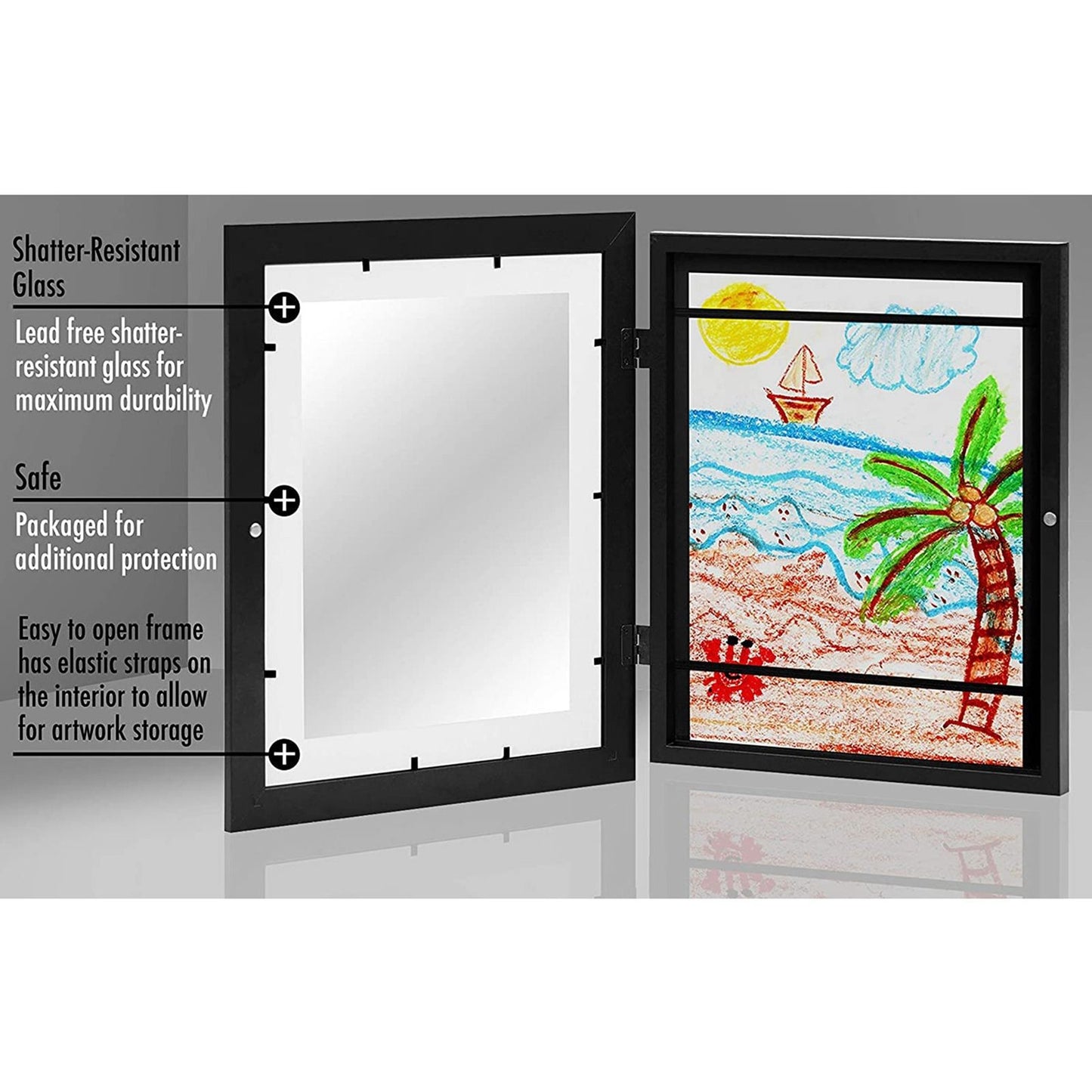 Children's Art Wooden Frame Photo Frame Decorative Photo Frame Kids Art Frames