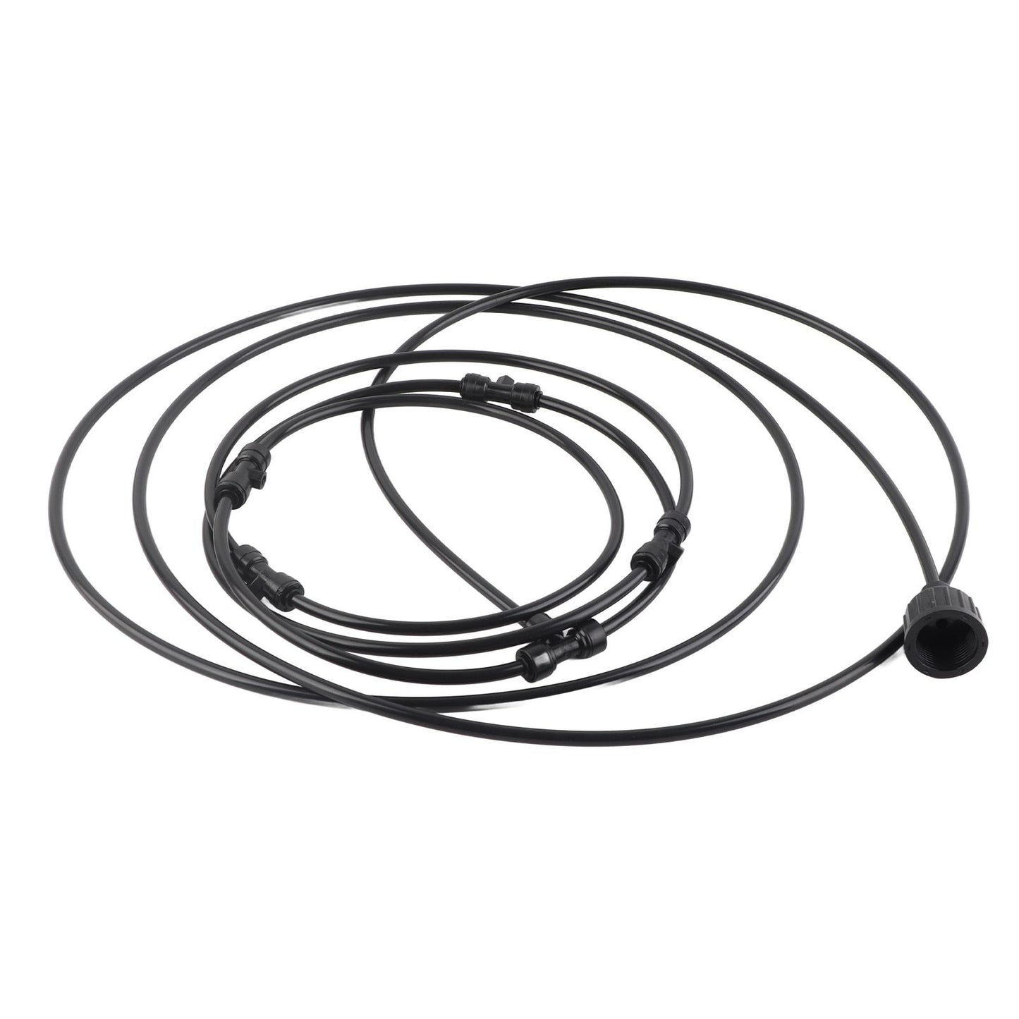 Black Spray Ring Outdoor Cooling Low Pressure Spray Set Spray Ring Fan with Cooling System