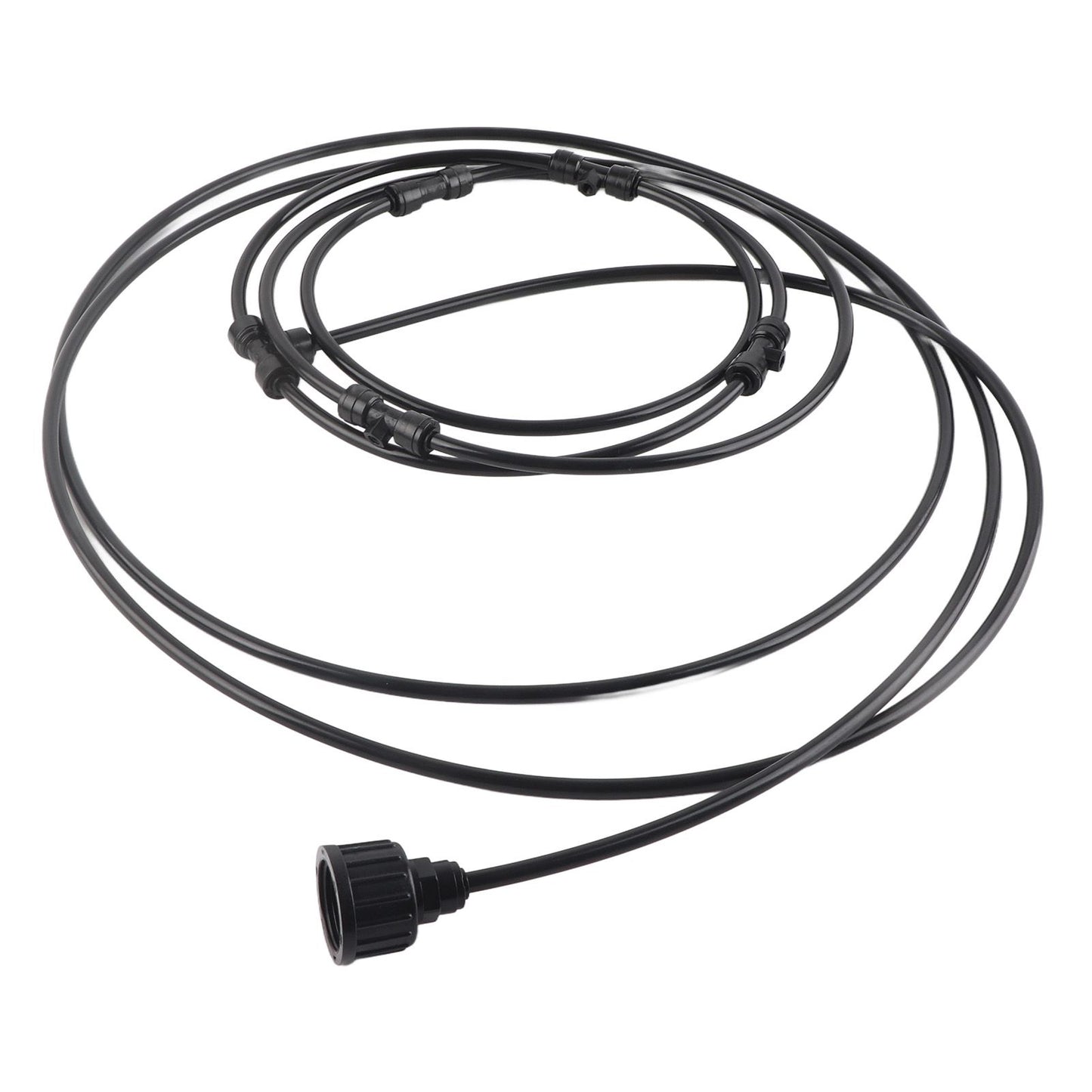 Black Spray Ring Outdoor Cooling Low Pressure Spray Set Spray Ring Fan with Cooling System