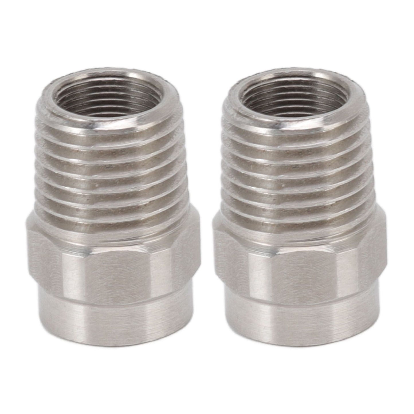 2PCS Misting Nozzle G1/4 Male Thread Flat Head Stainless Steel Atomization Sprayer for Garden Watering