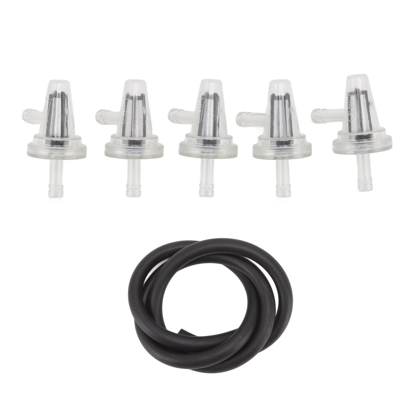Fuel Filter Kit 90 Degrees Right Angle Inline Fuel Filter for DT100 DT125 DT175 BW350 BW50 BW80 1/4 6mm 7mm