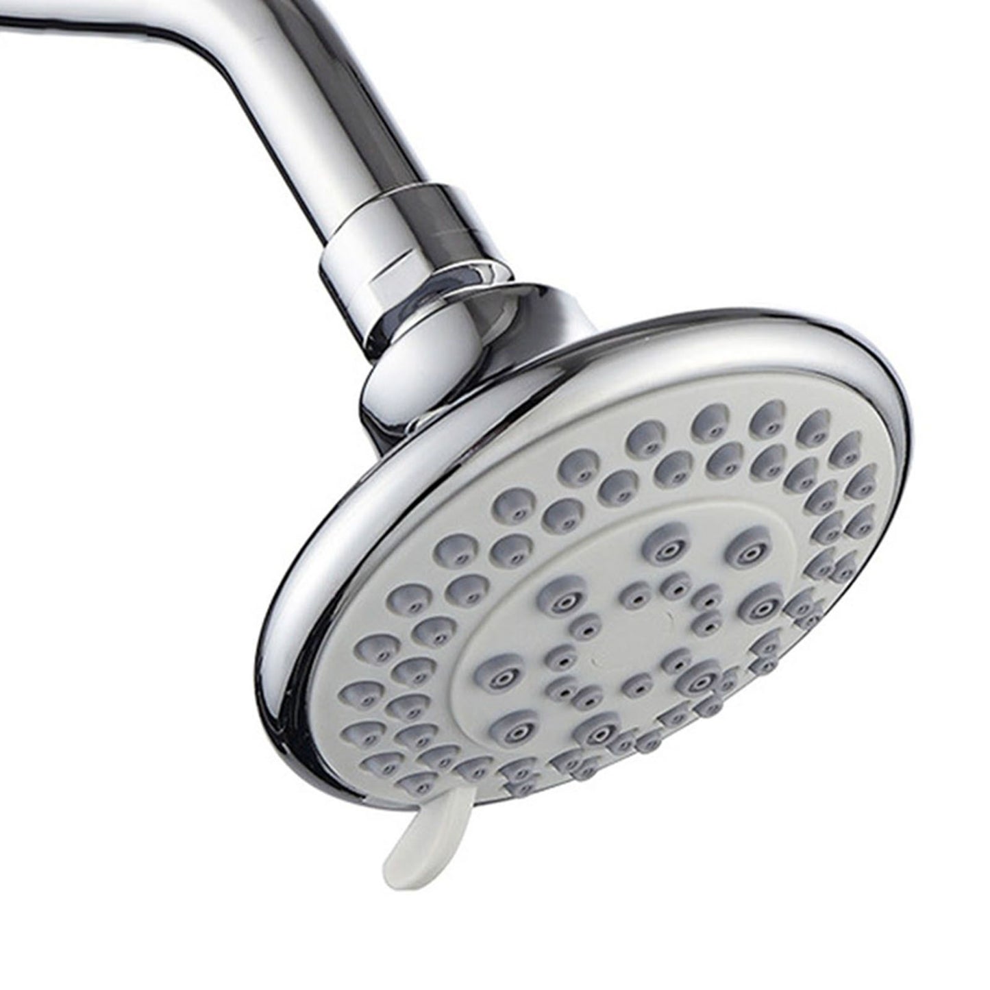 4 Inch Shower Head Plastic Round Wall Mounted Rain Showerhead for Bathroom Shower Accessories