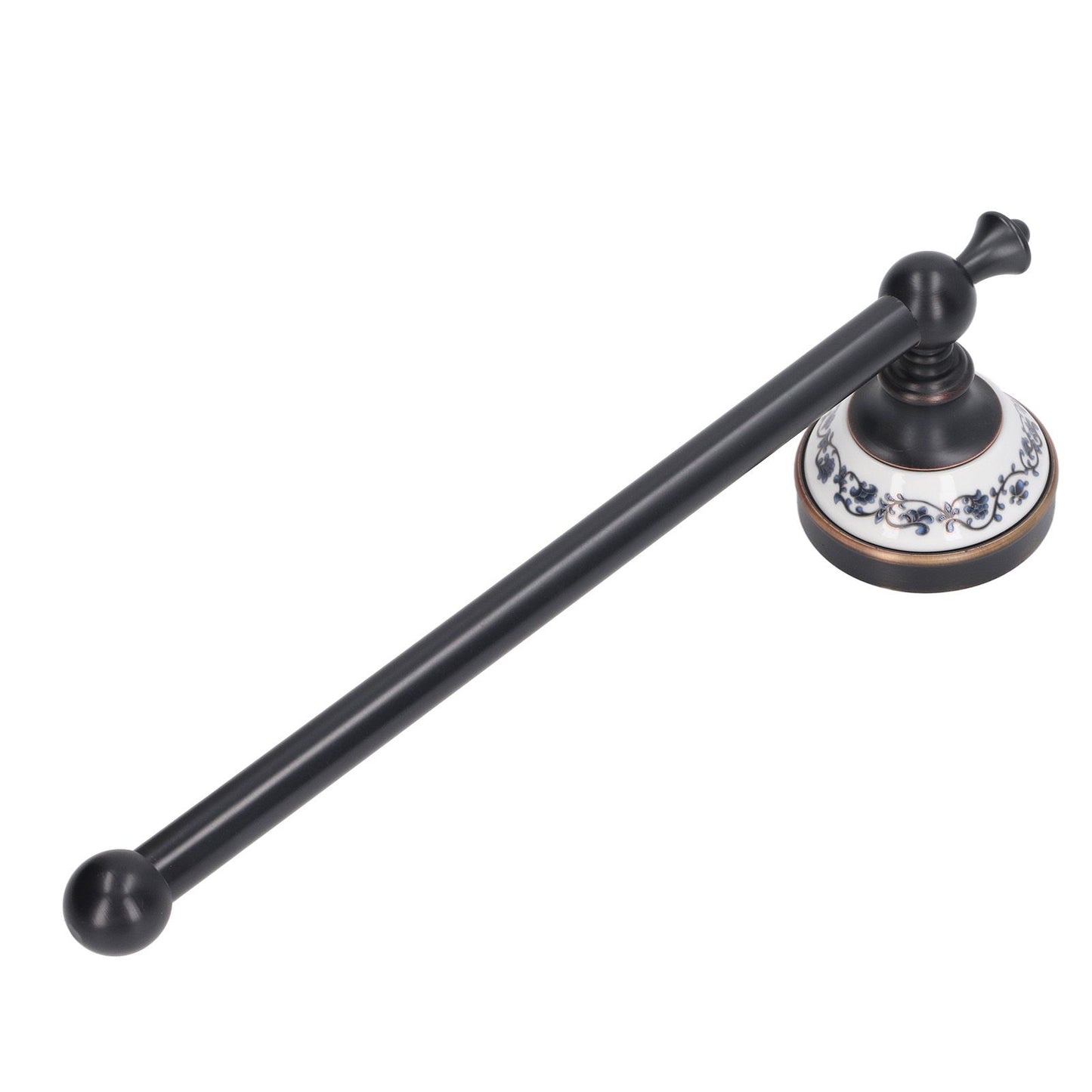 Retro Copper Bathroom Towel Bar Single Bath Towel Rack for Kitchen Wall Bathroom Wall