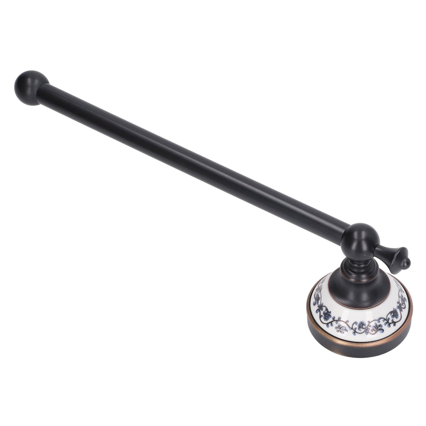Retro Copper Bathroom Towel Bar Single Bath Towel Rack for Kitchen Wall Bathroom Wall