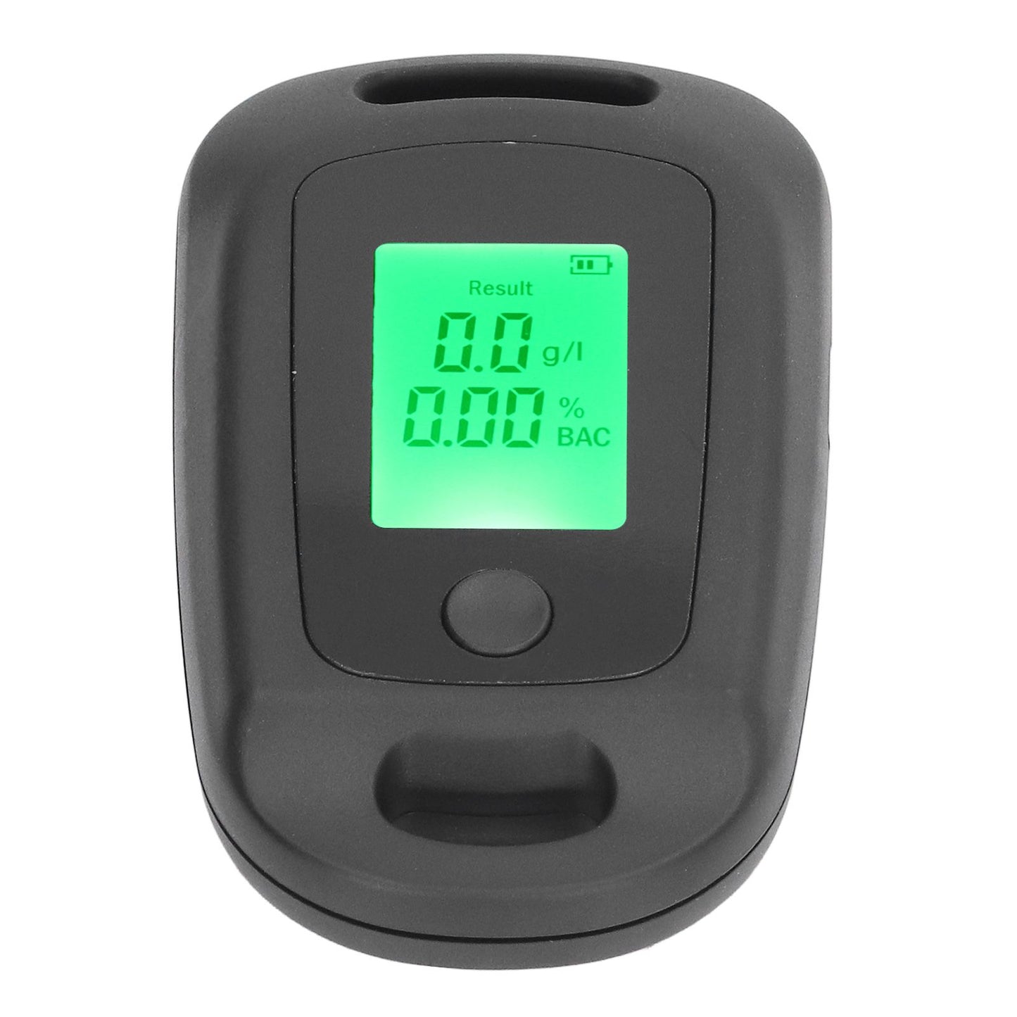 Alcohol Detector USB Rechargeable High Accuracy Portable Breath Alcohol Tester with LCD Screen Black