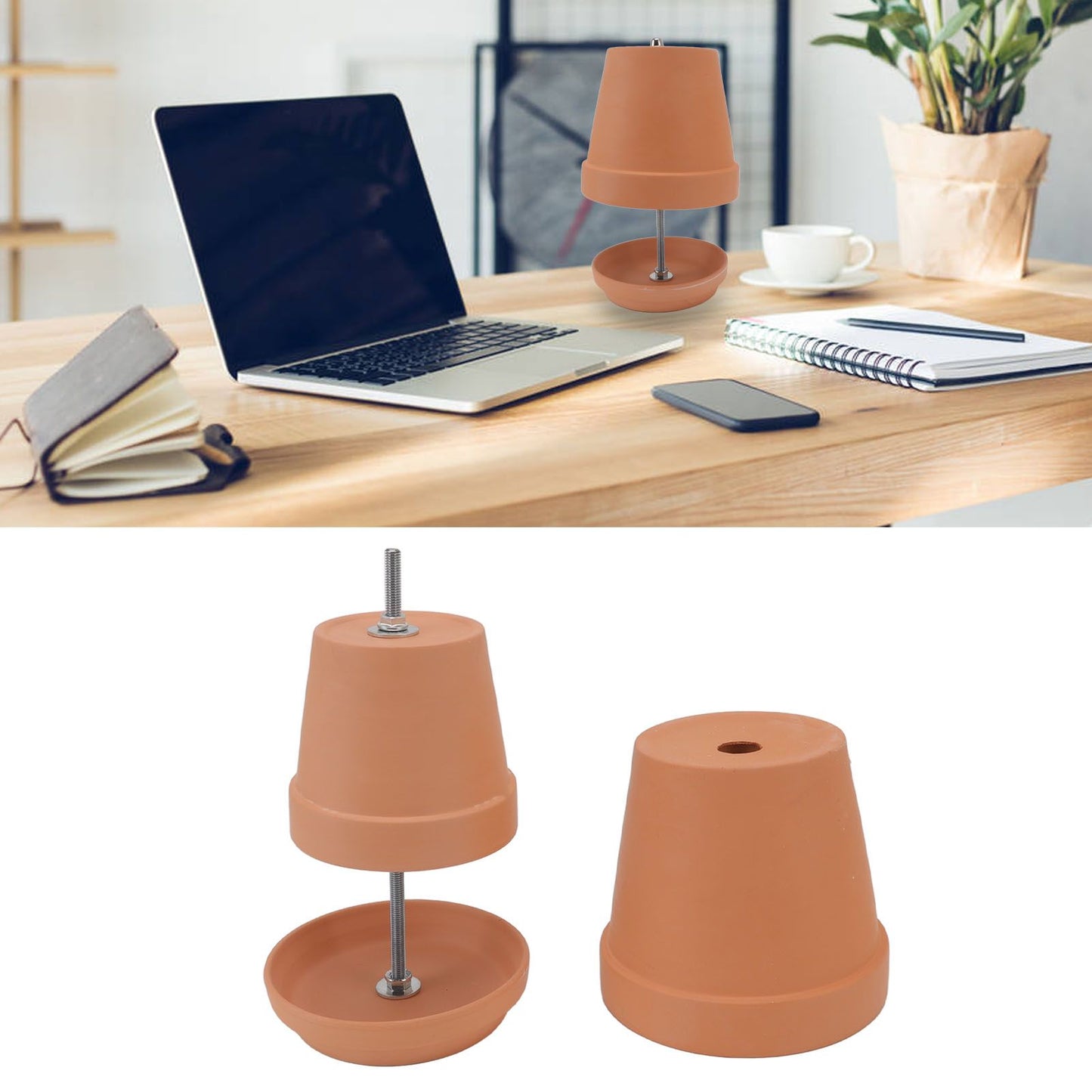 Tea Light Oven Ceramic Heat Tea Light Stove Candle Heater for 4‑6 Tealight Candles Teapot Warmer