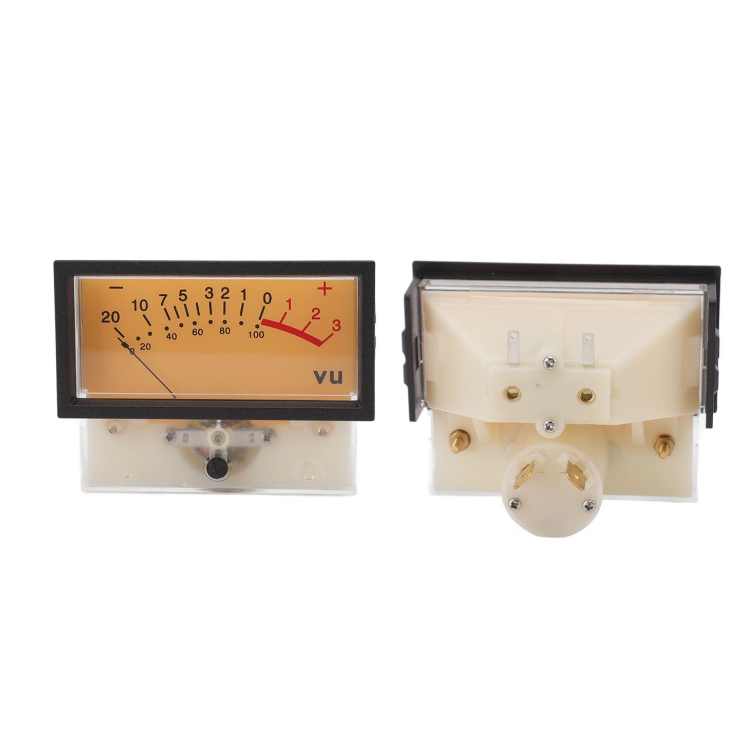 12V High Accuracy VU Meter Header DB Audio Level Header Power Amplifier Level Meter with Backlight 500UA 650Ω