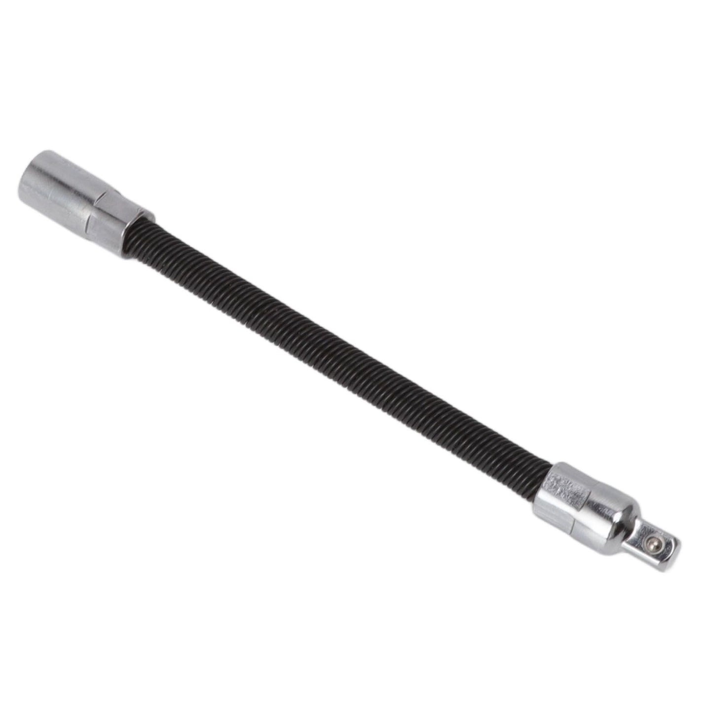 Wrench Extension Rod Bendable Universal Flexible Shaft Sleeve Extension Bar for Factory Workshop Black 1/4