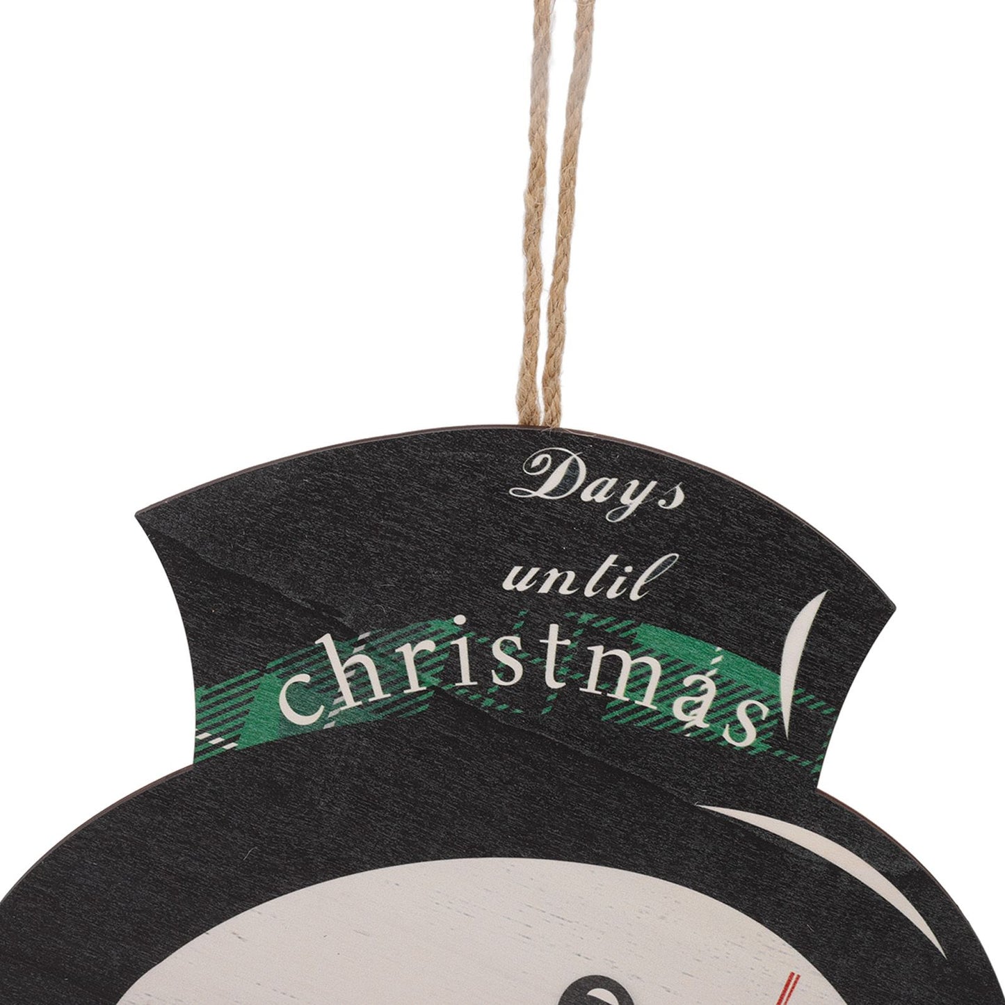 Christmas Day Sign Puppet Man Style 4mm Thickness Lightweight Easy Hanging Poplar Wood Welcome Door Decoration