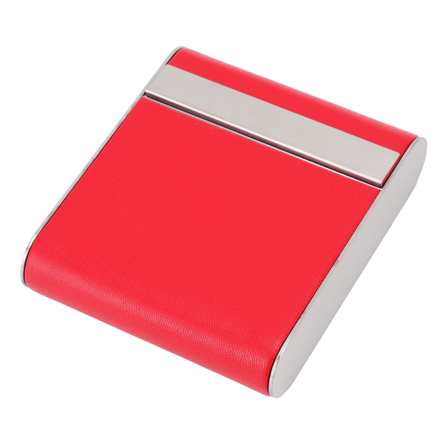 Aluminum Alloy Cigarette Case Box Hold 20pcs Flip for Men Women Smoking Accessories Red