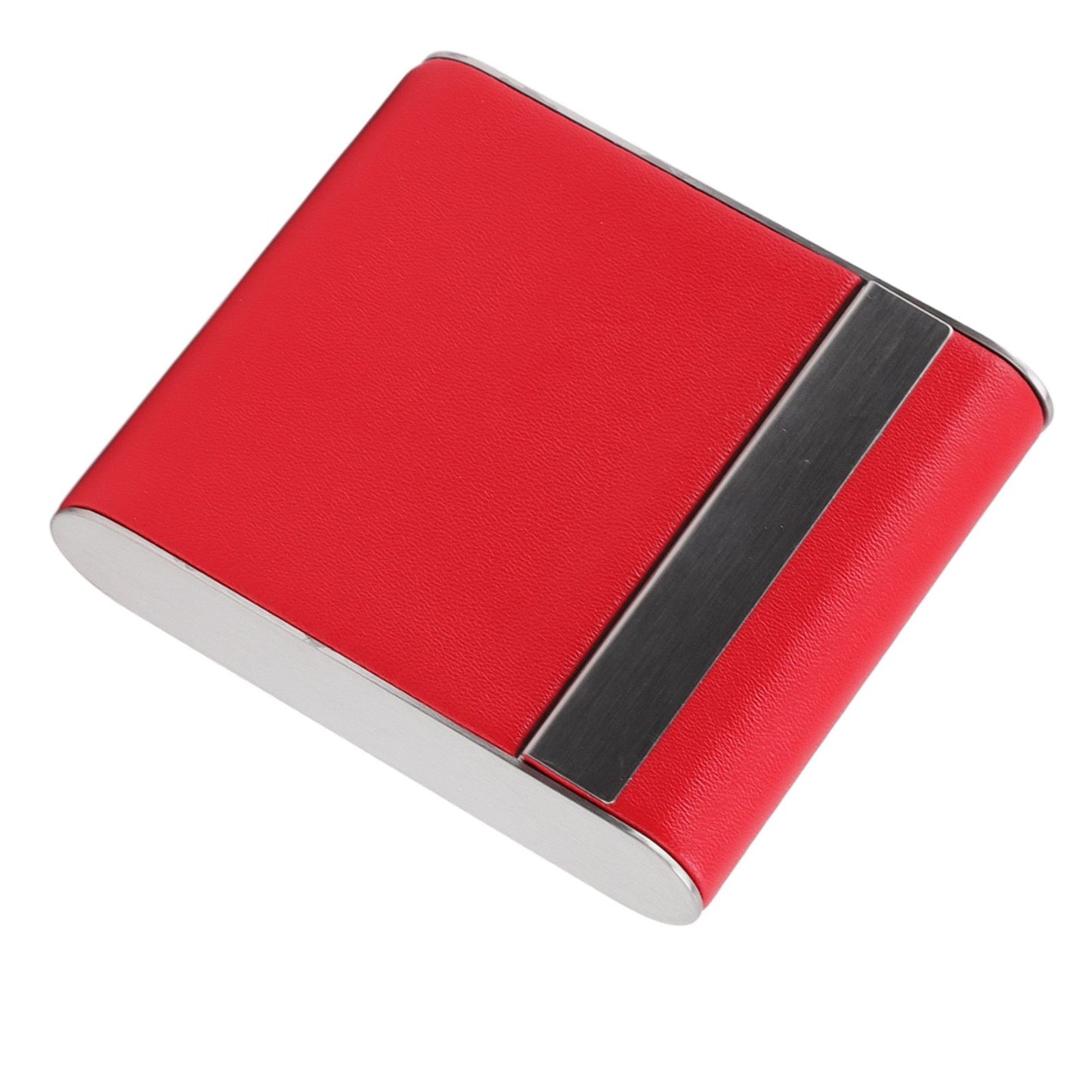 Aluminum Alloy Cigarette Case Box Hold 20pcs Flip for Men Women Smoking Accessories Red