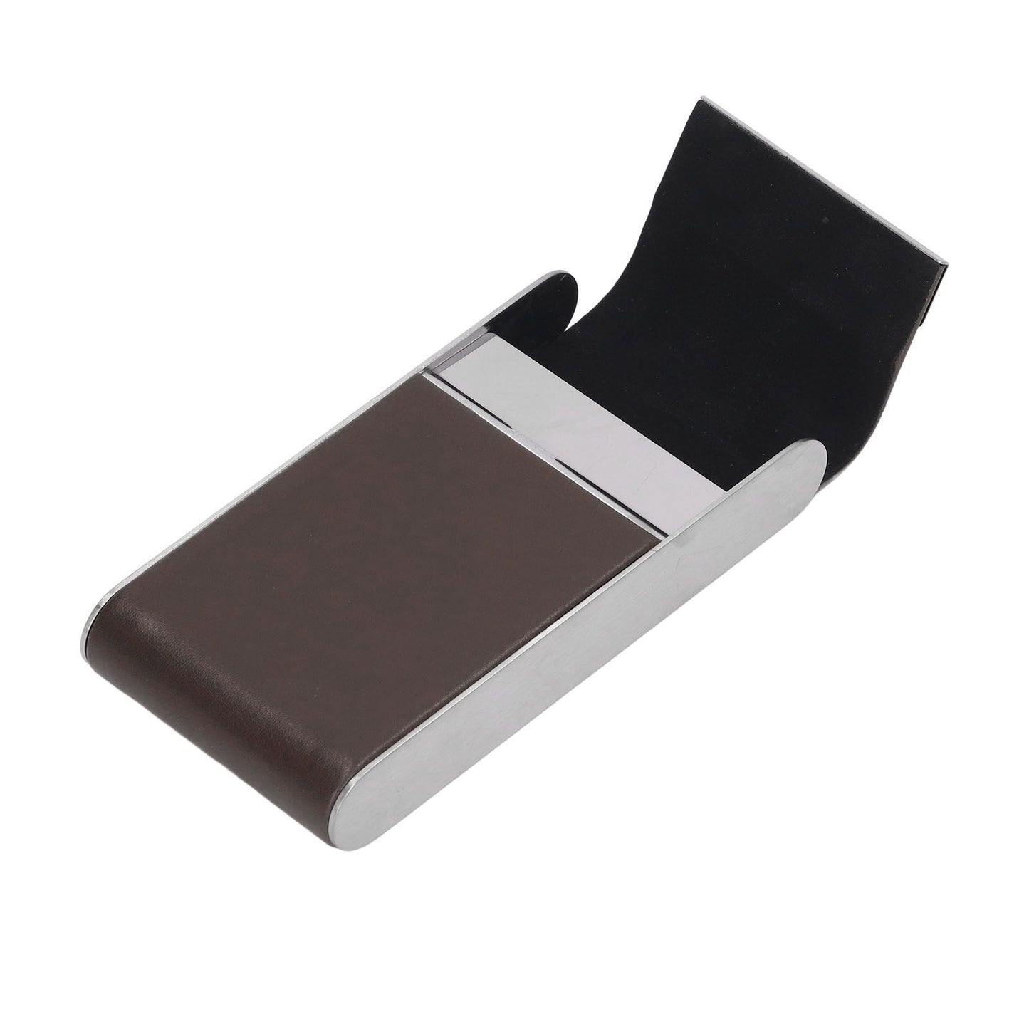 Cigarette Case Stainless Steel Cigarette Container Holder Men Women Portable Cigarette Box Coffee