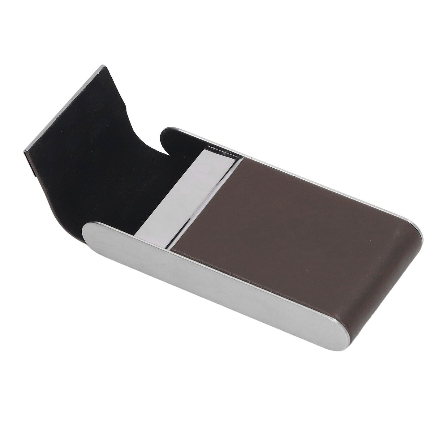 Cigarette Case Stainless Steel Cigarette Container Holder Men Women Portable Cigarette Box Coffee