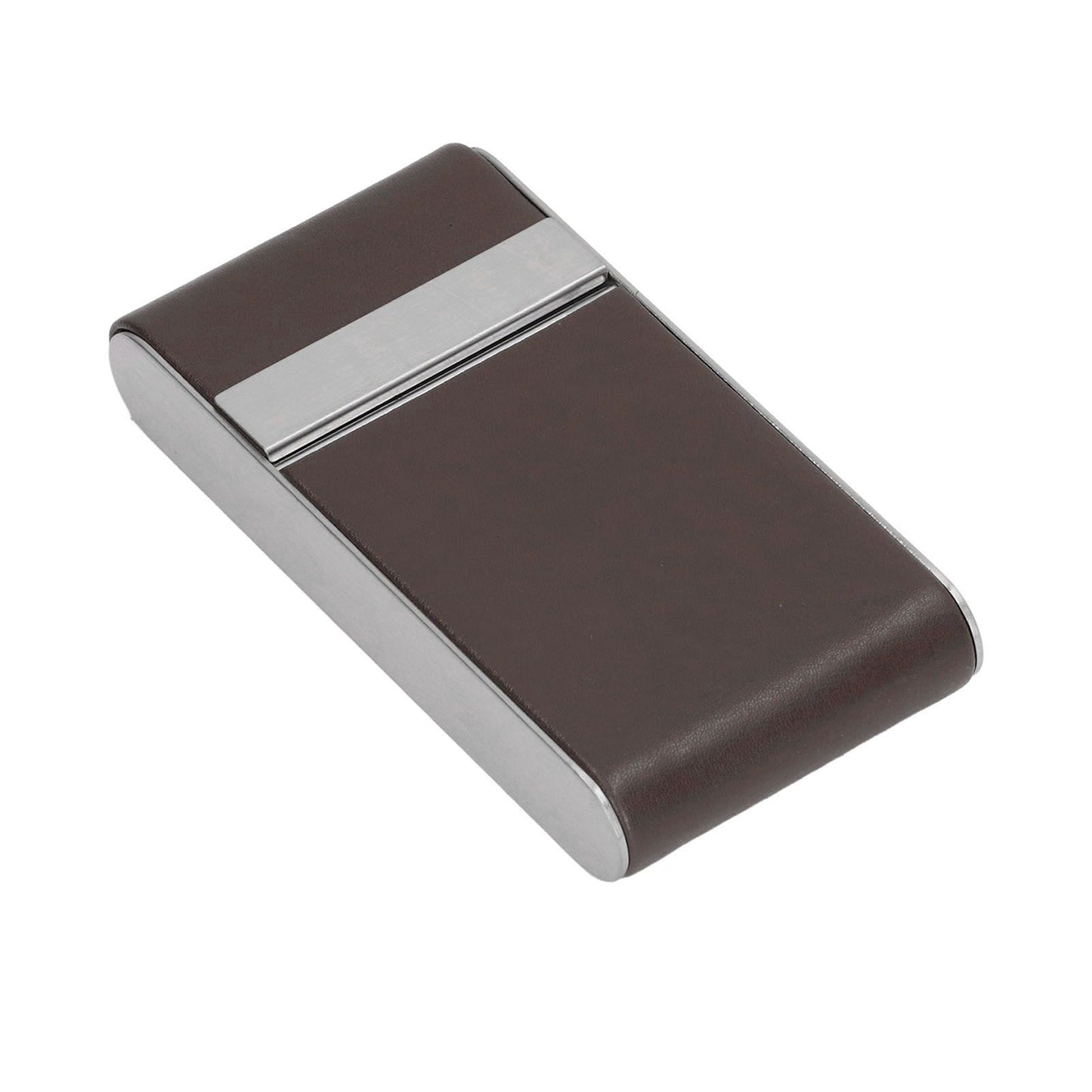 Cigarette Case Stainless Steel Cigarette Container Holder Men Women Portable Cigarette Box Coffee