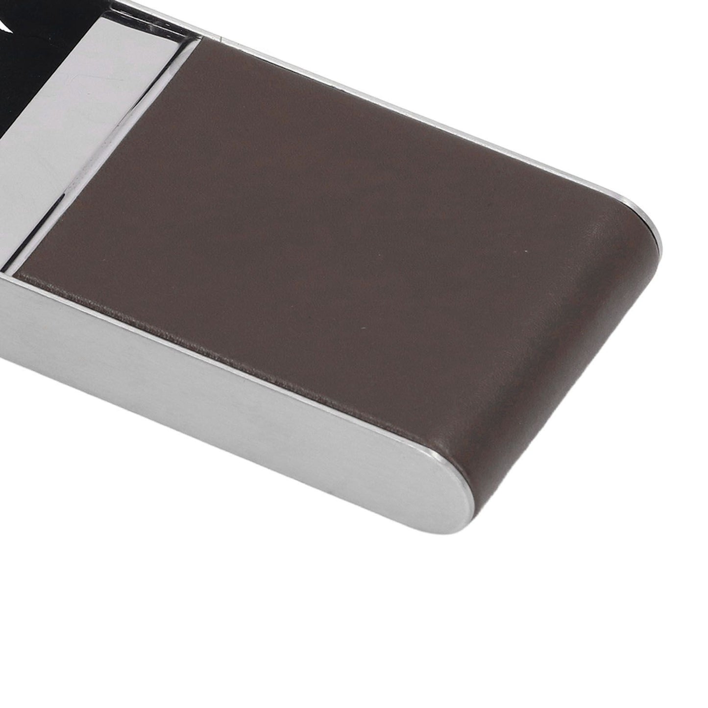Cigarette Case Stainless Steel Cigarette Container Holder Men Women Portable Cigarette Box Coffee
