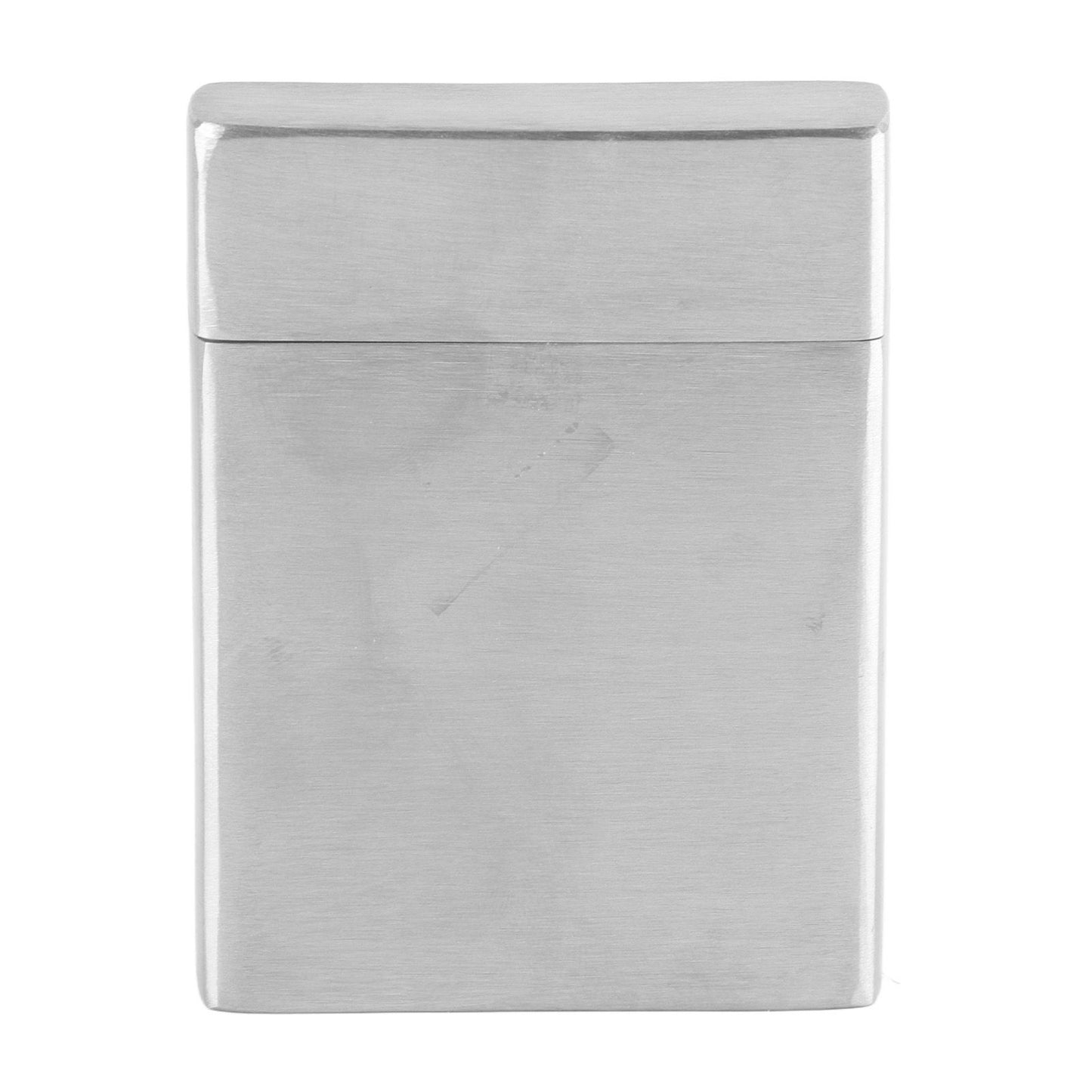 Cigarette Holder Case Stainless Steel Large Capacity Small Portable Cigarette Case for 20 Cigarettes