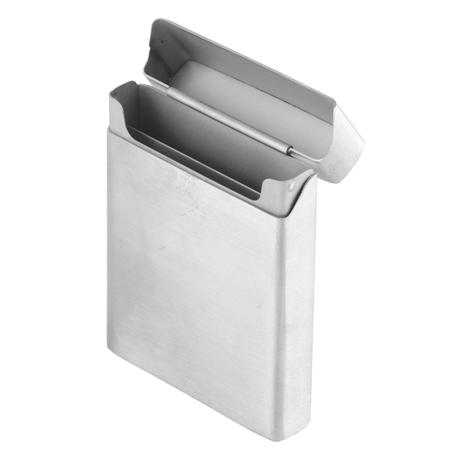 Cigarette Holder Case Stainless Steel Large Capacity Small Portable Cigarette Case for 20 Cigarettes