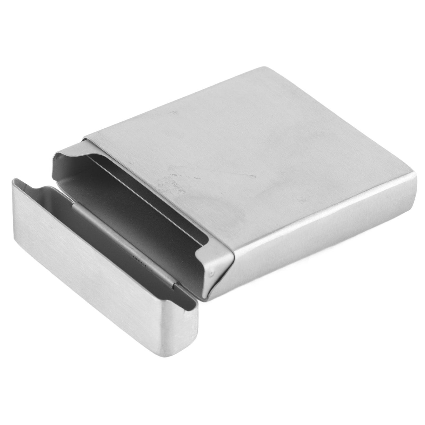 Cigarette Holder Case Stainless Steel Large Capacity Small Portable Cigarette Case for 20 Cigarettes