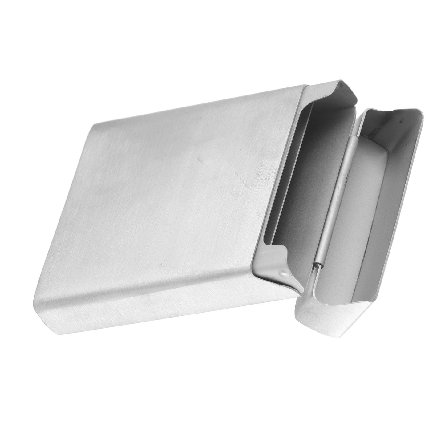 Cigarette Holder Case Stainless Steel Large Capacity Small Portable Cigarette Case for 20 Cigarettes