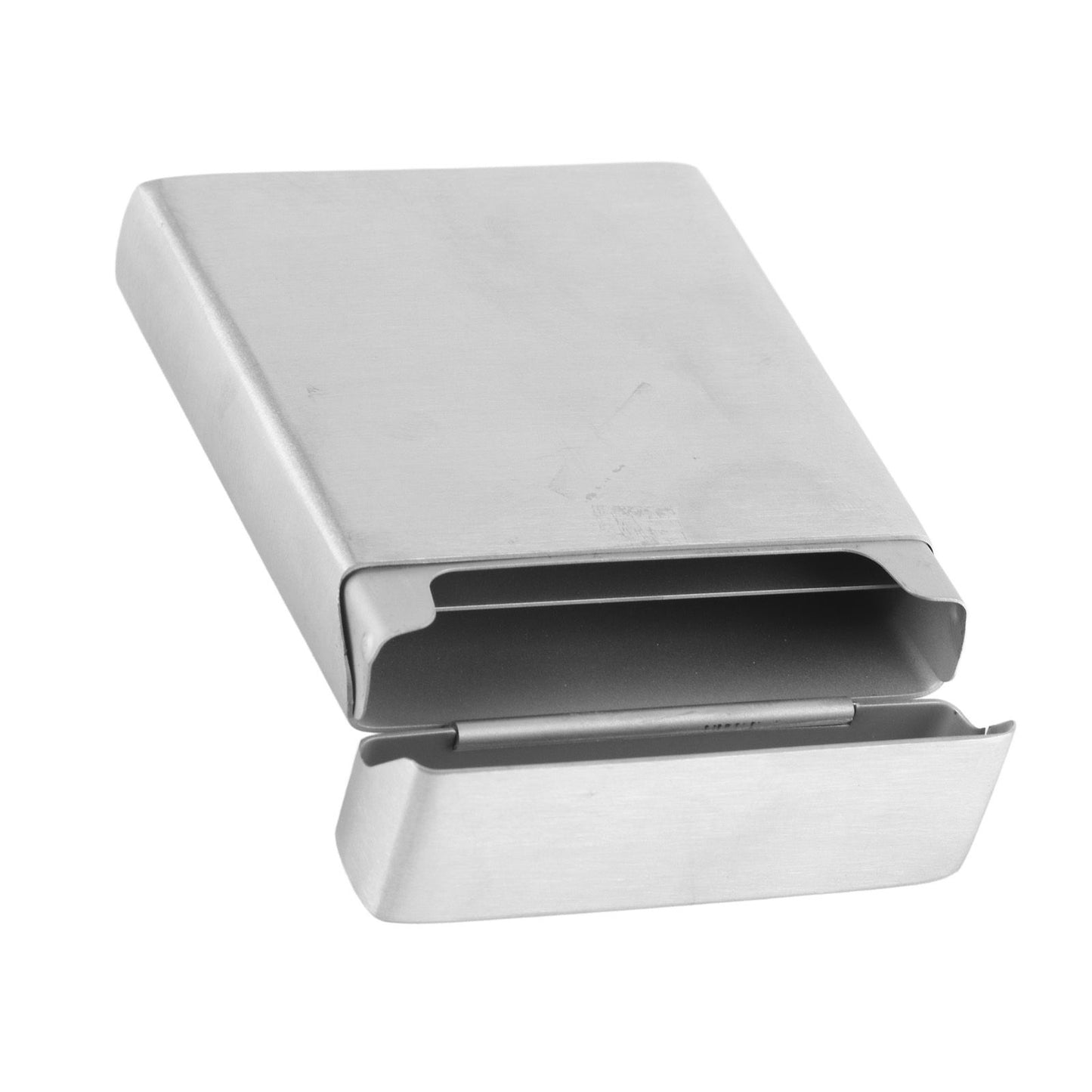 Cigarette Holder Case Stainless Steel Large Capacity Small Portable Cigarette Case for 20 Cigarettes