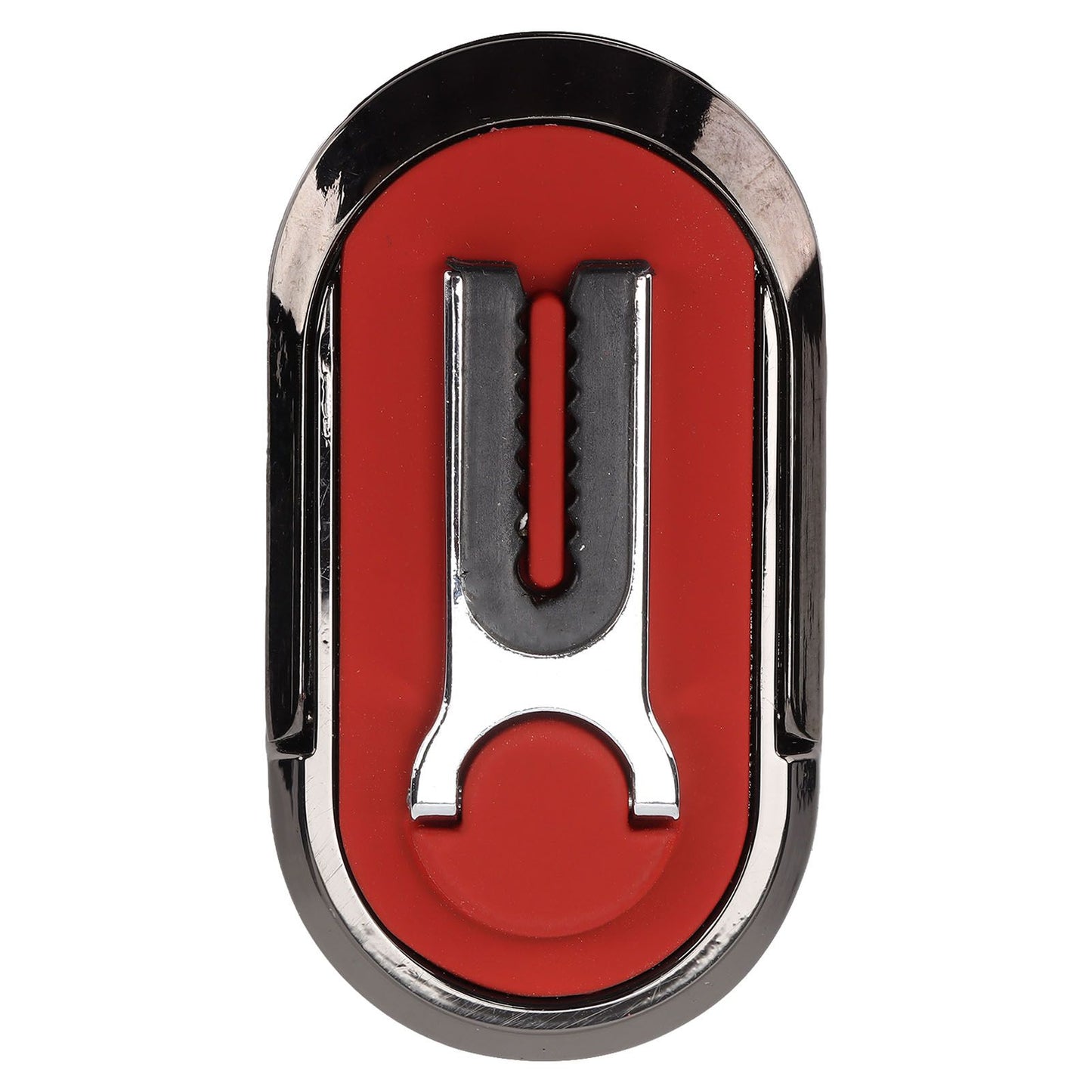 Mobile Phone Holder Stand Cigarette Lighter Rechargeable with Charging Cable Phone Ring Holder Red