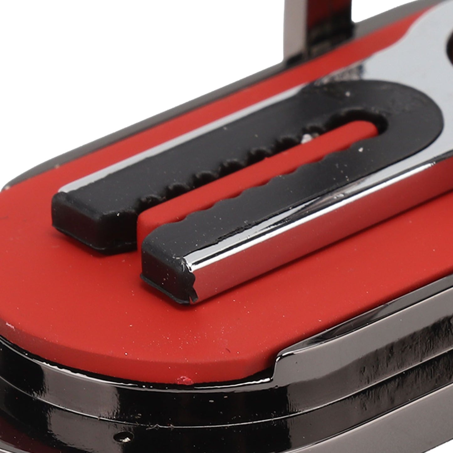 Mobile Phone Holder Stand Cigarette Lighter Rechargeable with Charging Cable Phone Ring Holder Red
