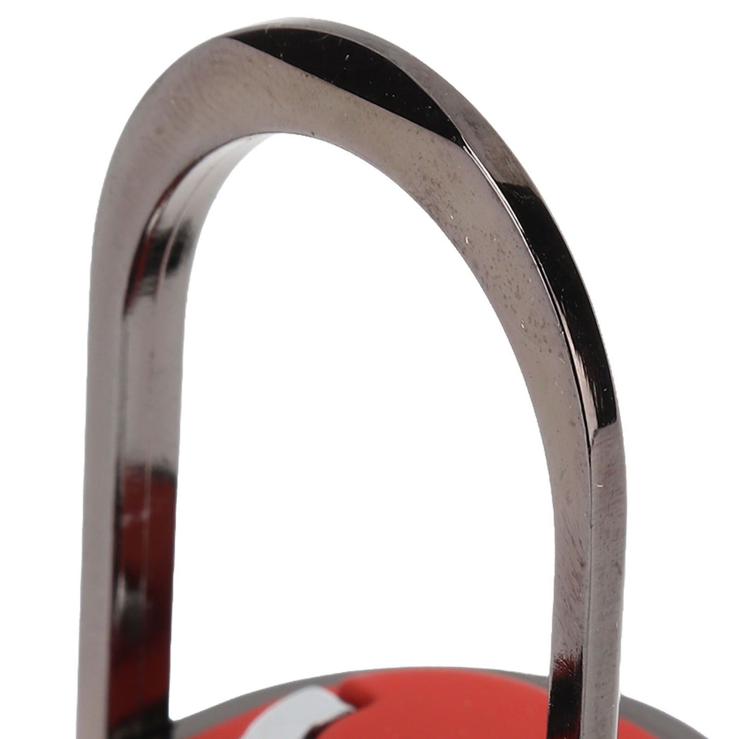 Mobile Phone Holder Stand Cigarette Lighter Rechargeable with Charging Cable Phone Ring Holder Red