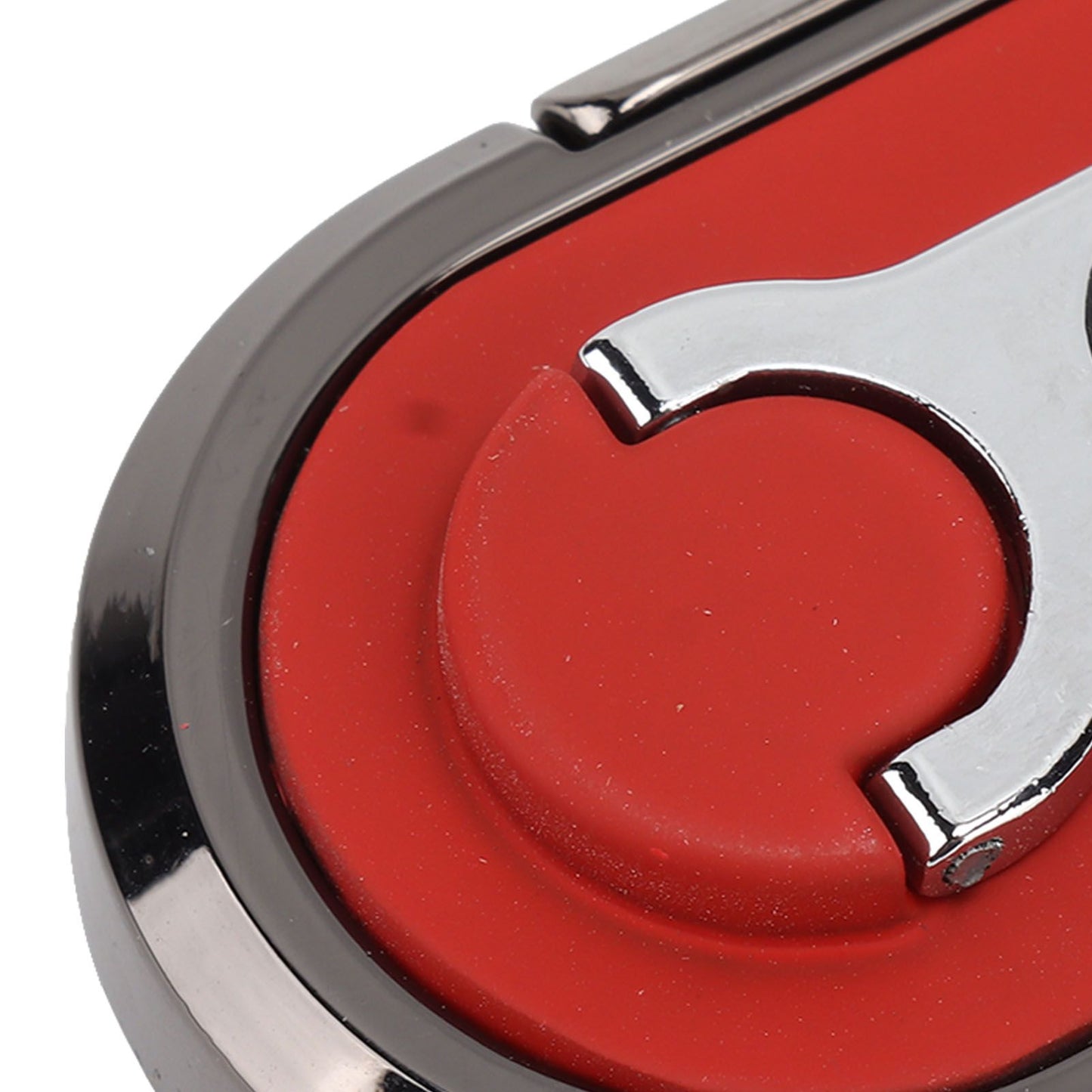Mobile Phone Holder Stand Cigarette Lighter Rechargeable with Charging Cable Phone Ring Holder Red