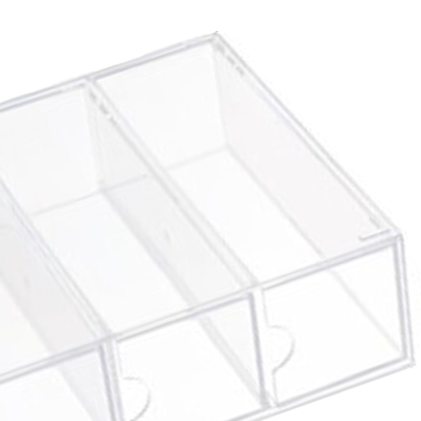 4 Drawers Eyeglass Storage Organizer Box Clear Acrylic Stackable Sunglasses Display Holder Organizer for Makeup Office Items