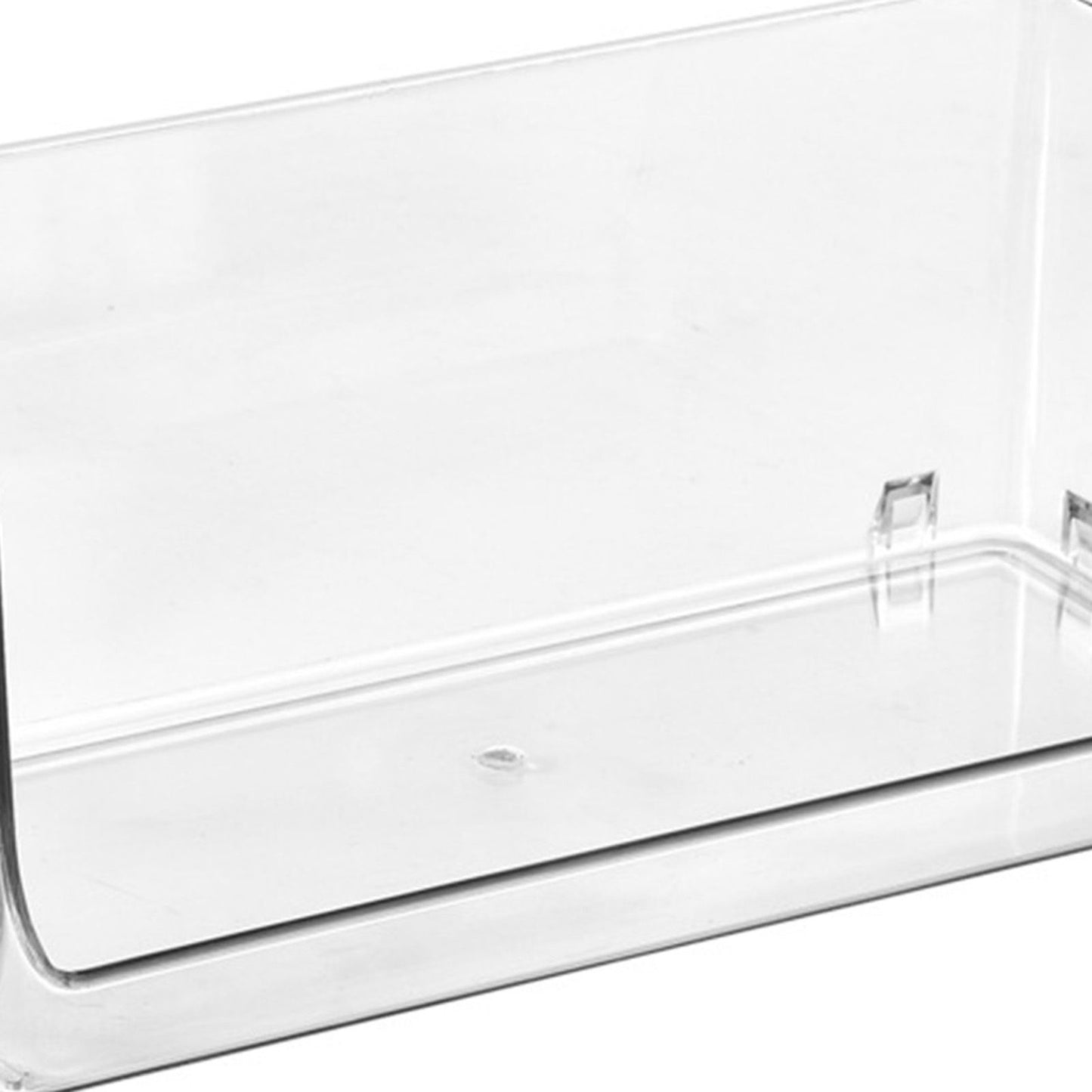 Cosmetic Display Case Multifunction Stackable Plastic Transparent Makeup Organizer for Home 32x15x12.8cm/12.6x5.9x5.3in