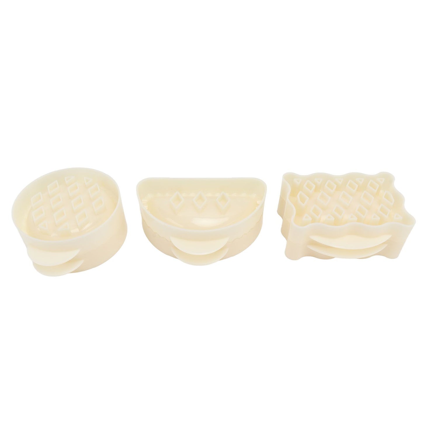 3PCS Pie Molds Set Environmentally Friendly ABS Mini Hand Pie Maker for Apple Pie Kitchen Christmas