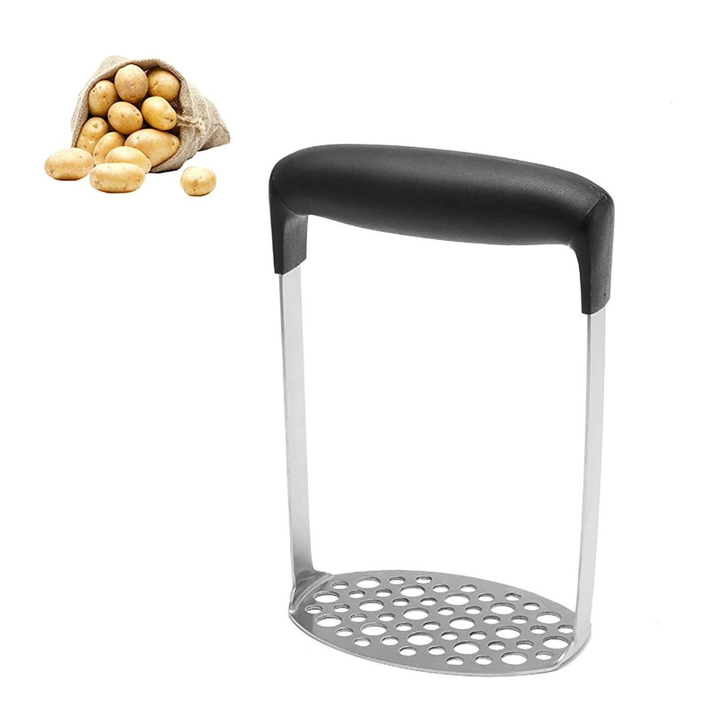 Stainless Steel Potato Masher Home Manual Potato Press Kitchen Sweet Potato Mud Mash Tool