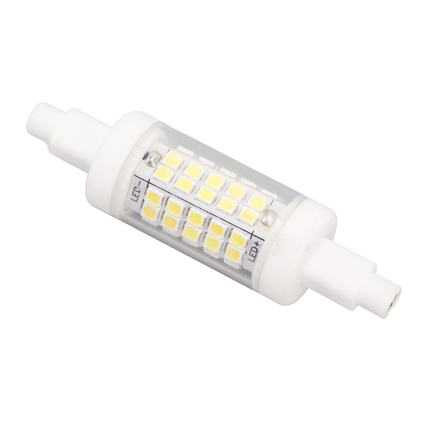 R7s LED Bulb 80mm 5W Double End Floodlight with 60LED 6000K White Light Corn Lighting for Replacement 220V