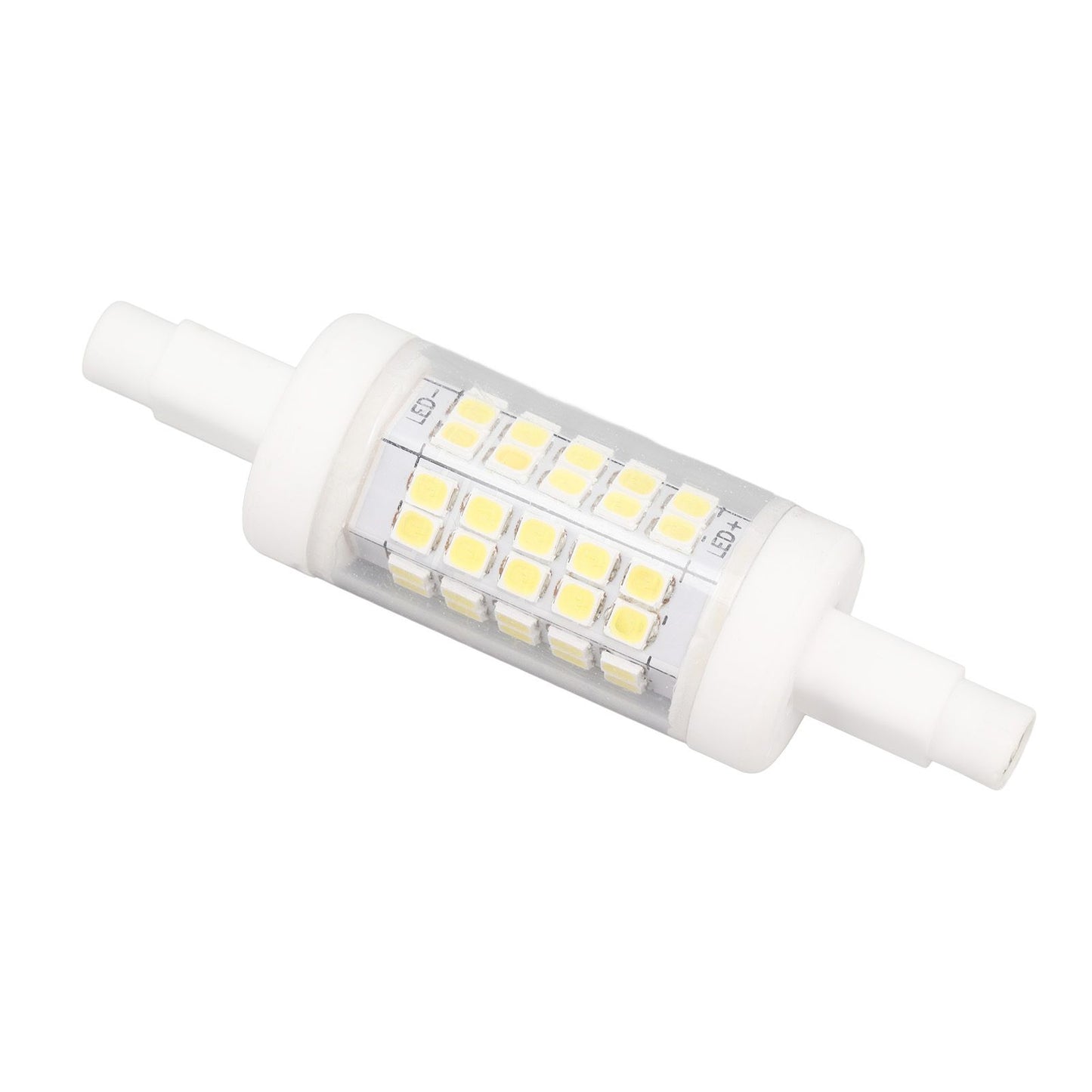 R7s LED Bulb 80mm 5W Double End Floodlight with 60LED 6000K White Light Corn Lighting for Replacement 220V