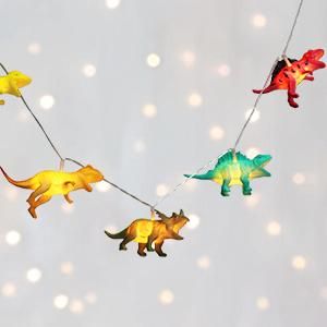 2 Meter 10 LED Fairy Lights Dinosaur String Light Decorative Lamp Party Fun Night Light Children's Room Decoration