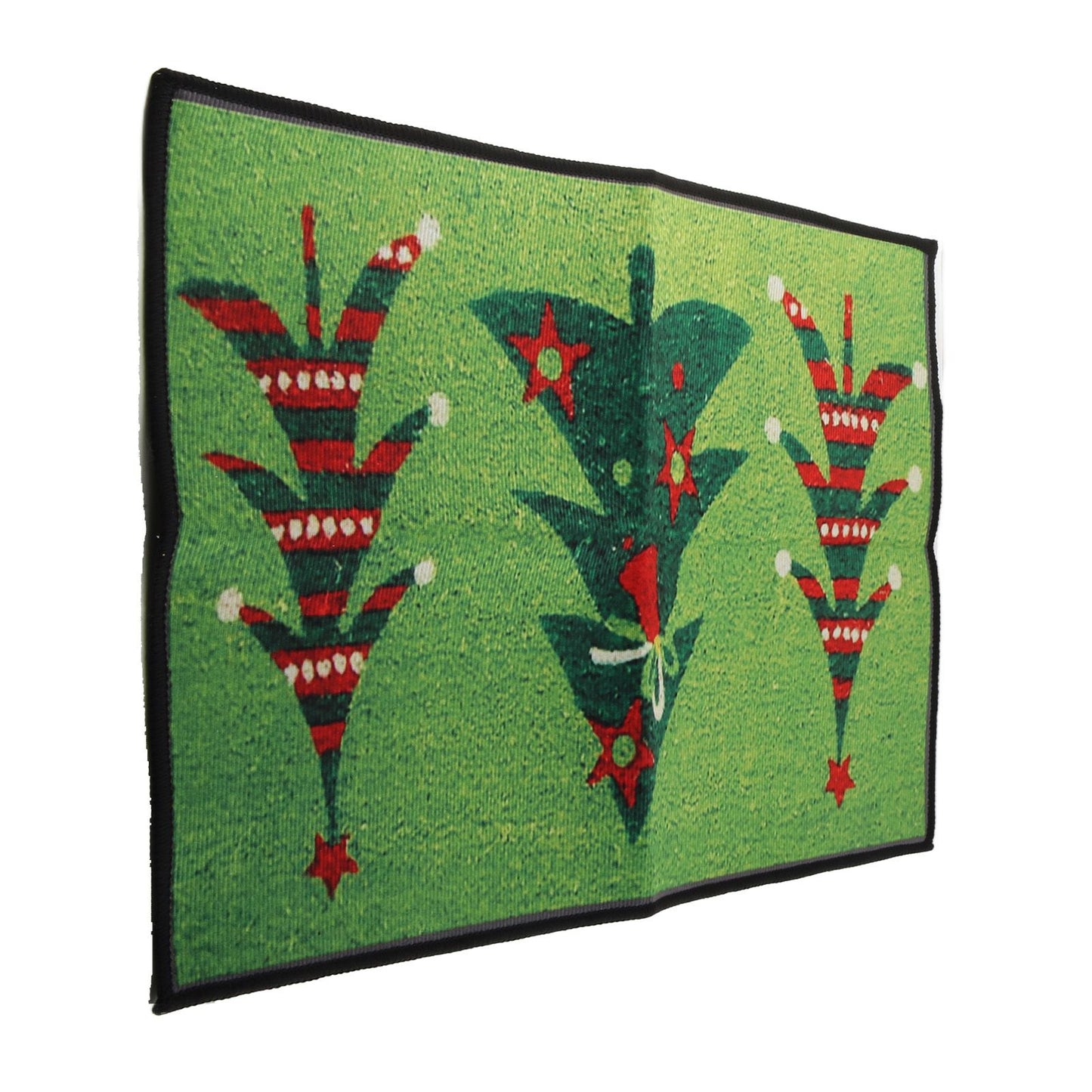 Christmas Doormat Xmas Flannel Floor Mat Merry Christmas Home Entrance Door Mat Anti Slip Floor Rug for Living Room