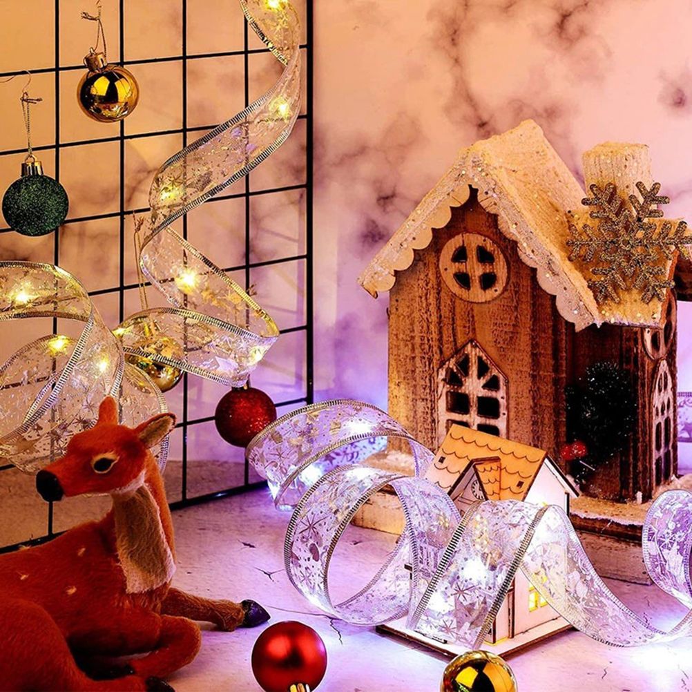 5 or 10 Meters Fairy Lights LED Ribbon Lights String Christmas Tree Glowing Lights for Rooms Gardens and Terraces