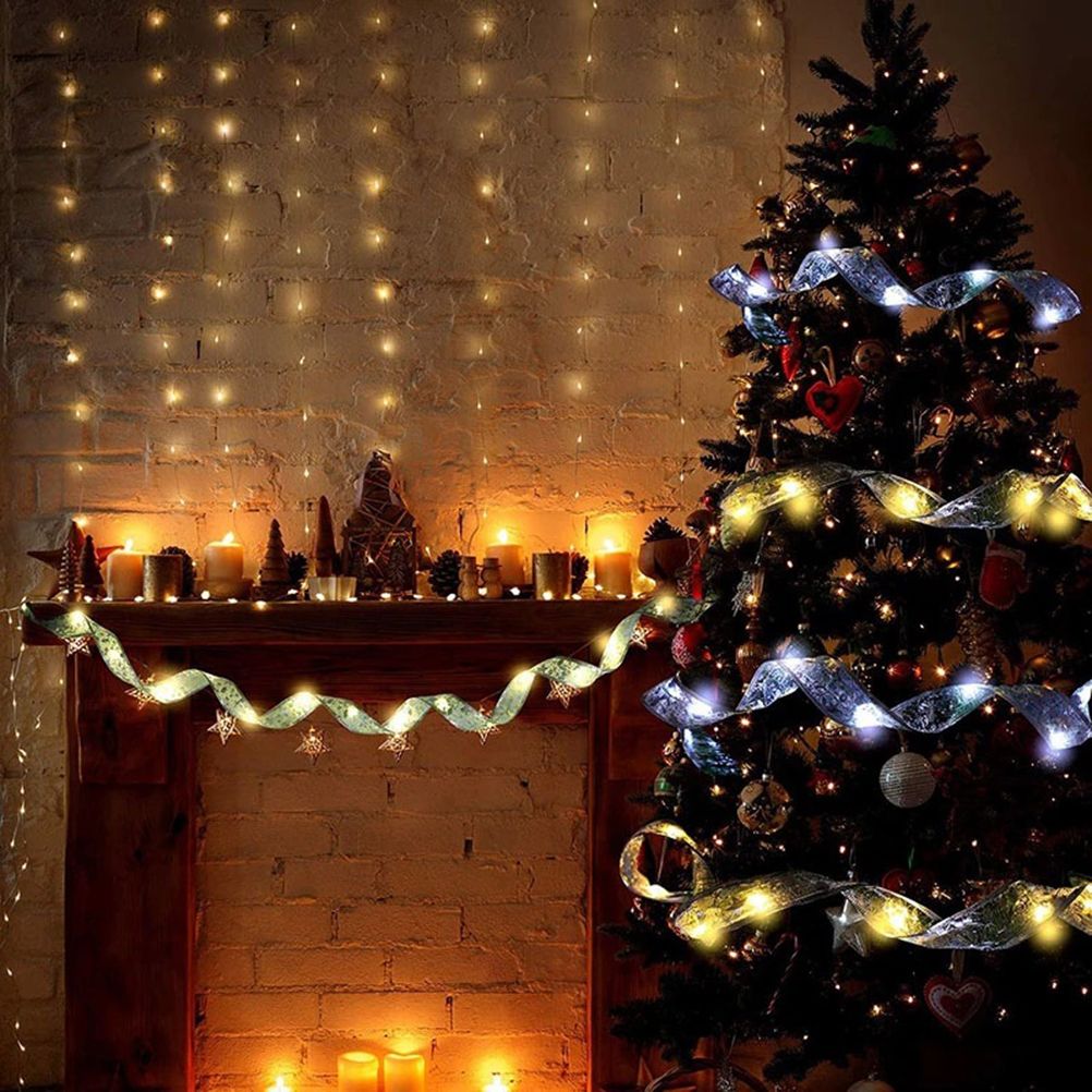 5 or 10 Meters Fairy Lights LED Ribbon Lights String Christmas Tree Glowing Lights for Rooms Gardens and Terraces