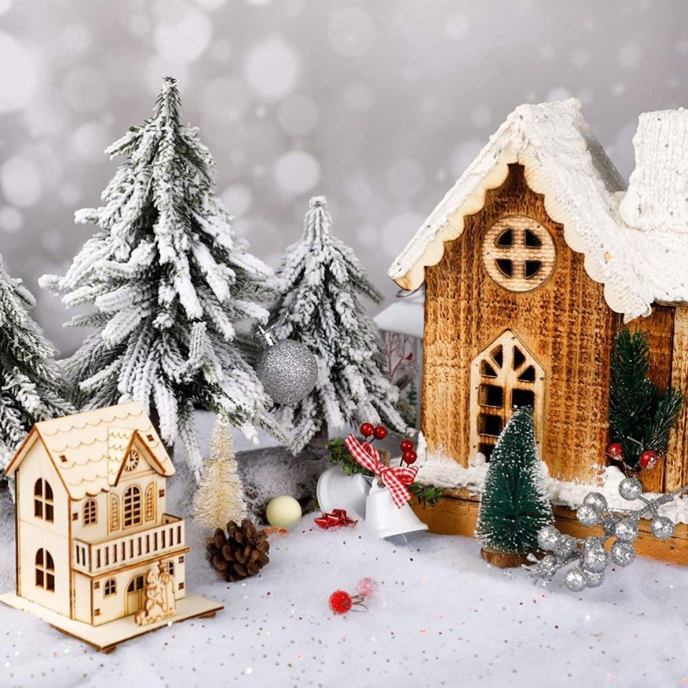 Christmas Artificial Snow Decoration Christmas Glitter Snow Blanket Christmas Snow Rug
