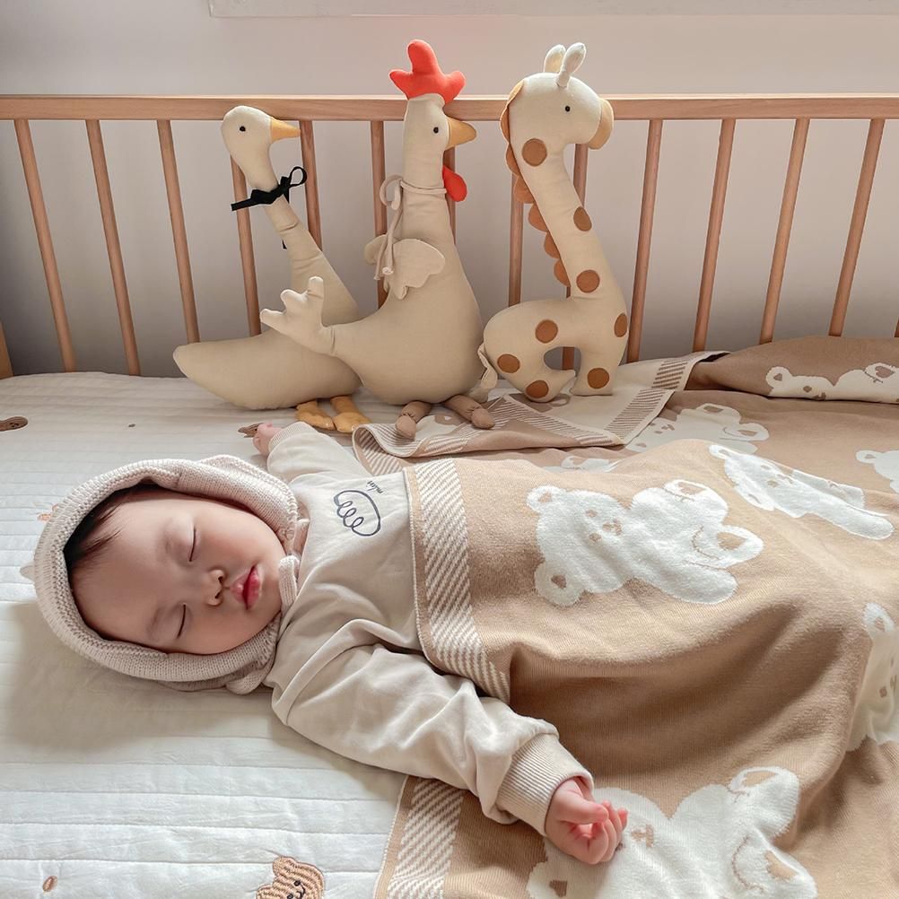 Cartoon Stuffed Plush Animal Pillow Cotton Goose Giraffe Rooster Plush Cushion Animal Cushion Home Office Decor Birthday Gift