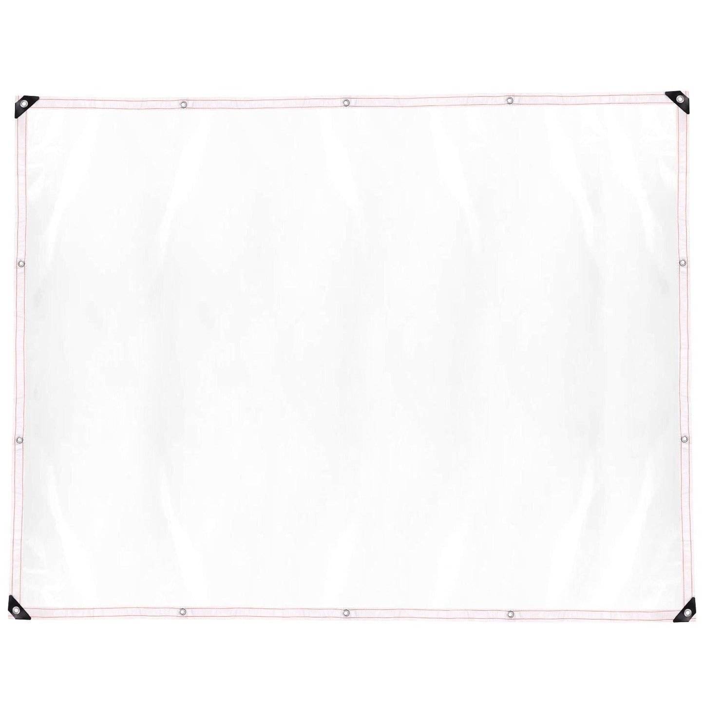 Transparent Rain Tarp Thickened PE Garden Plants Rain Shelter Cover for Courtyard Balcony
