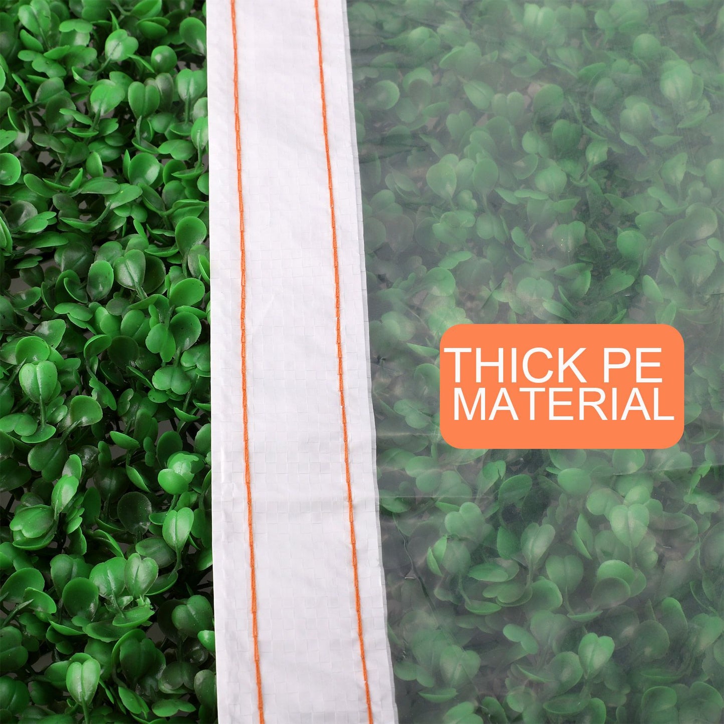 Transparent Rain Tarp Thickened PE Garden Plants Rain Shelter Cover for Courtyard Balcony