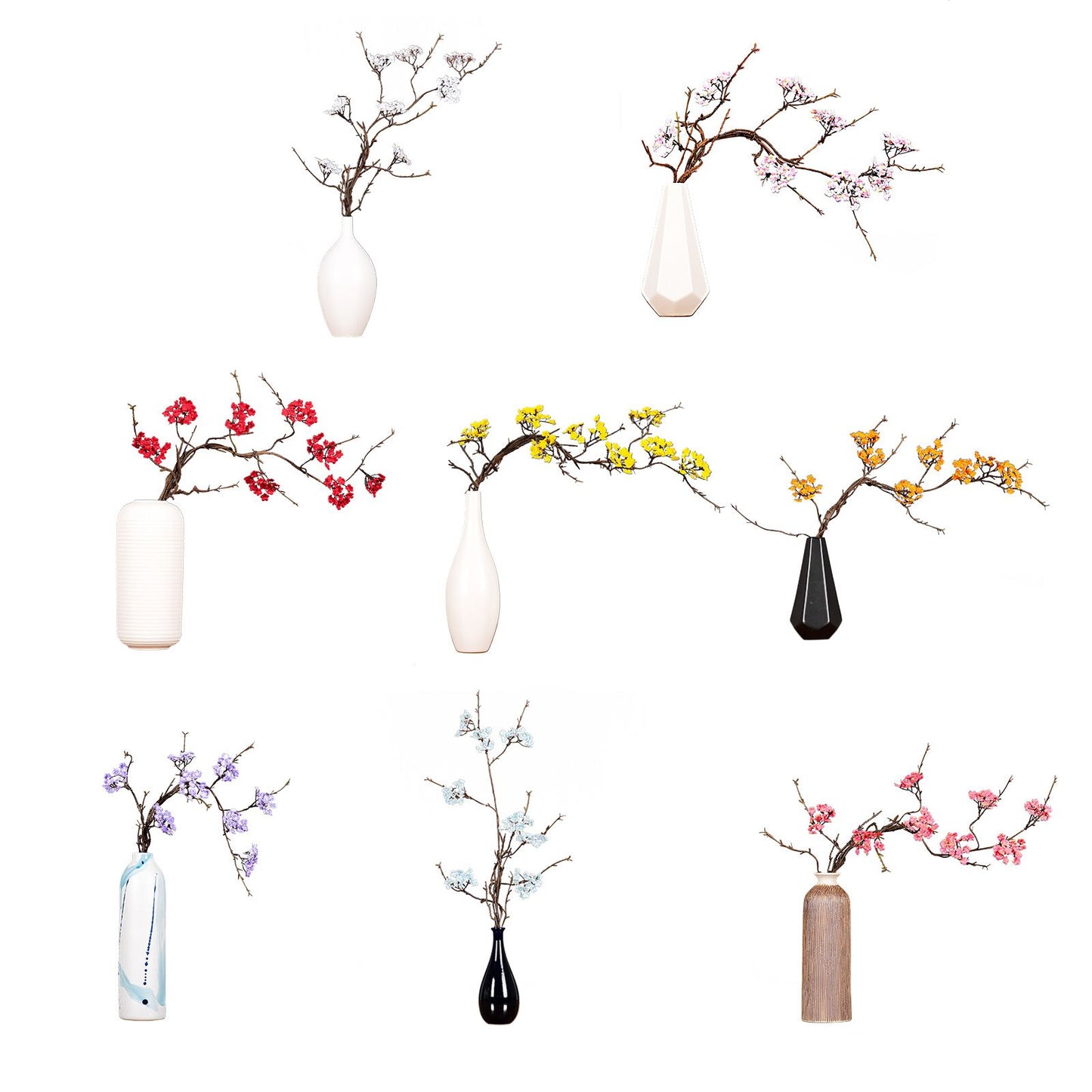 3pcs Artificial Flowers DIY Decoration False Flowers