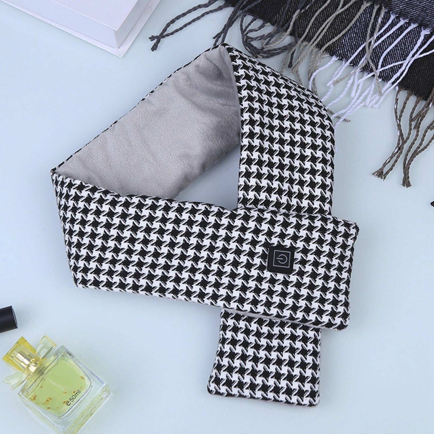 Heated Scarf Soft Neck Warmer USB Charging Heating Scarf 3 Speed Temperature Adjustment Neck Scarf for Men Women