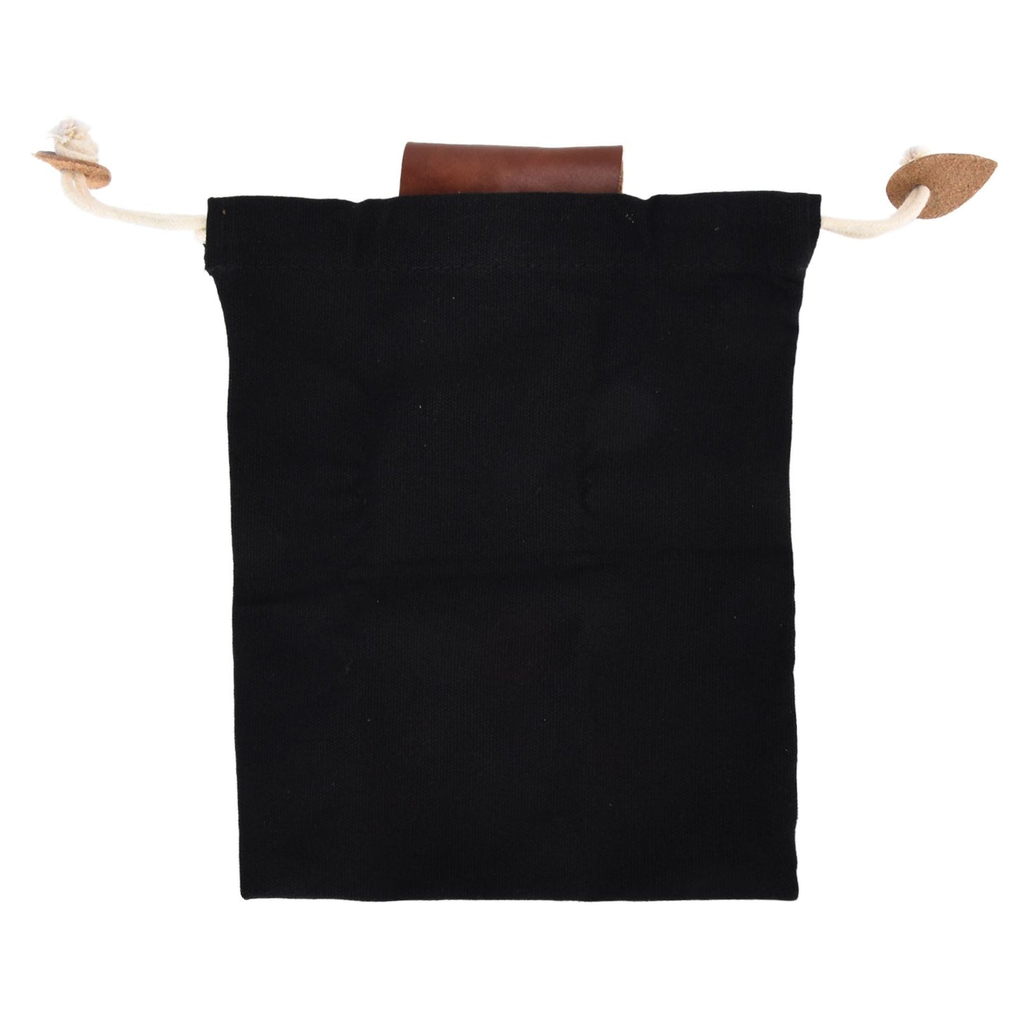 Leather Canvas Foraging Pouch Belt Fruit Picking Bag for Camping Fruit CollectingBlack