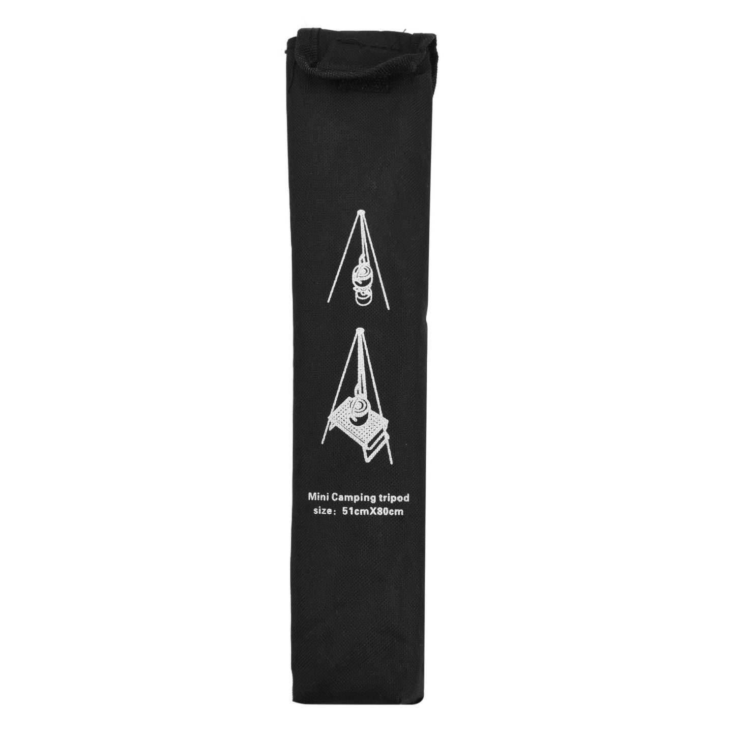 4 Section Campfire Tripod Portable Aluminum Alloy Hanging Pot Tripod for Outdoor