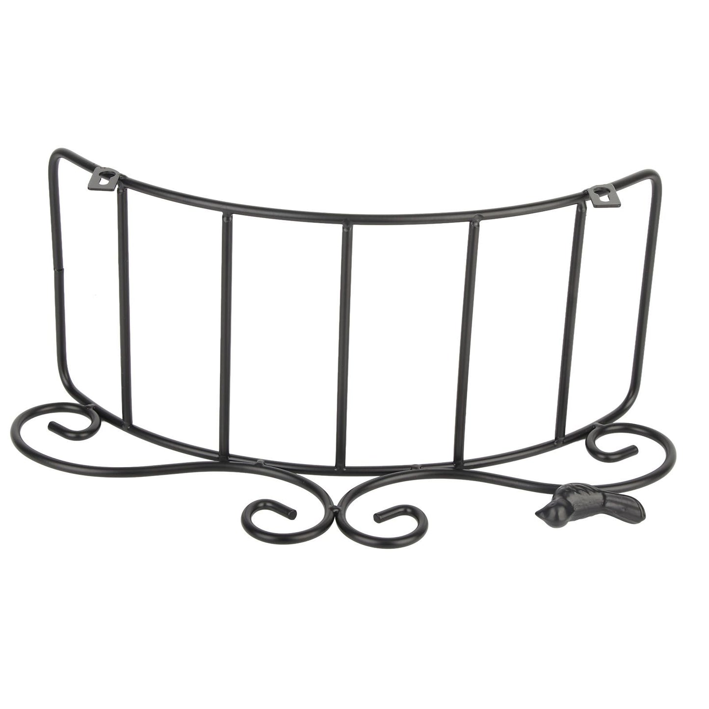 Garden Hose Holder Black Multifunction Antique Style Bird Brackets Water Pipe Storage
