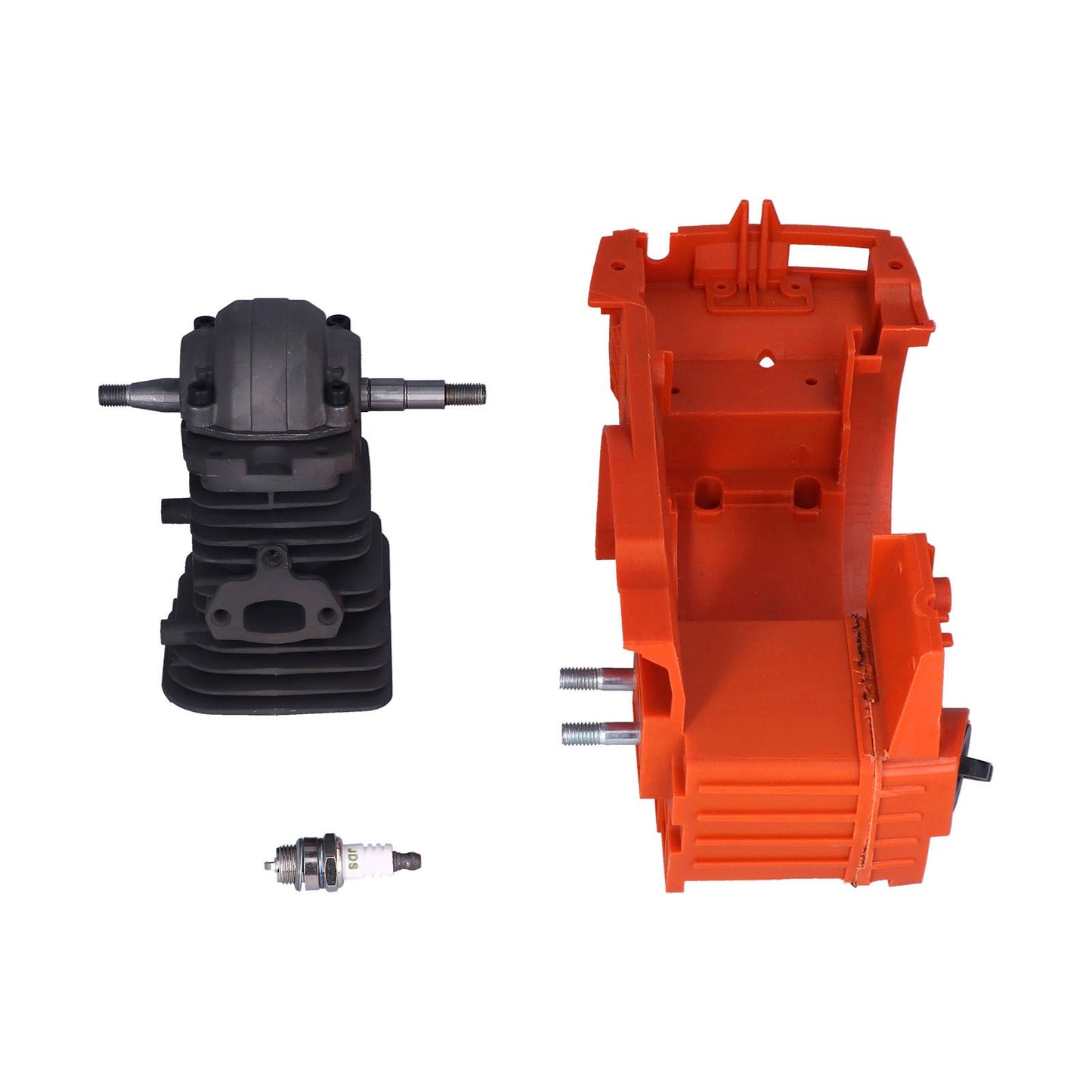 Crankcase Cylinder 40mm Crankcase Cylinder with Spark Plug for Husqvarna 136 137 141 142 Chainsaw 530071991