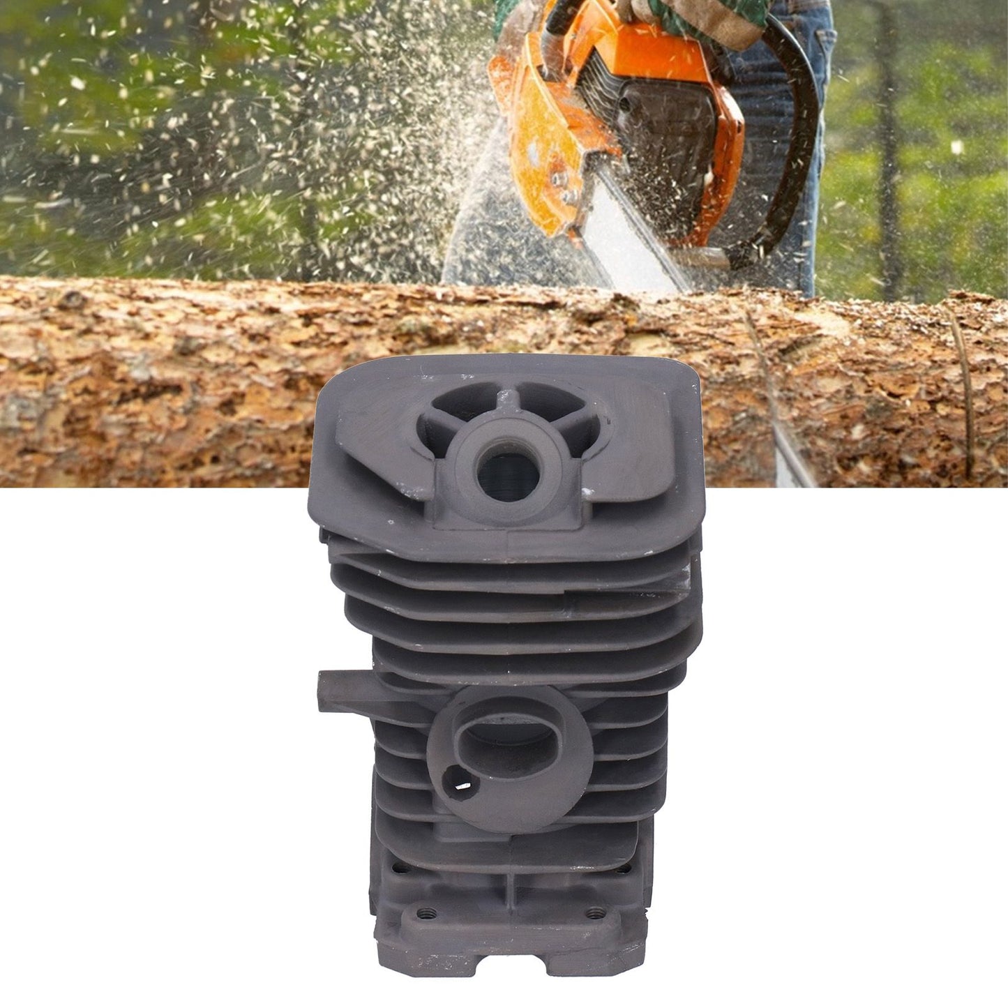 40mm Cylinder Piston Kit Needle Bearing Gasket Kit Chainsaw Cylinder Set for Husqvarna 136 137 141 142